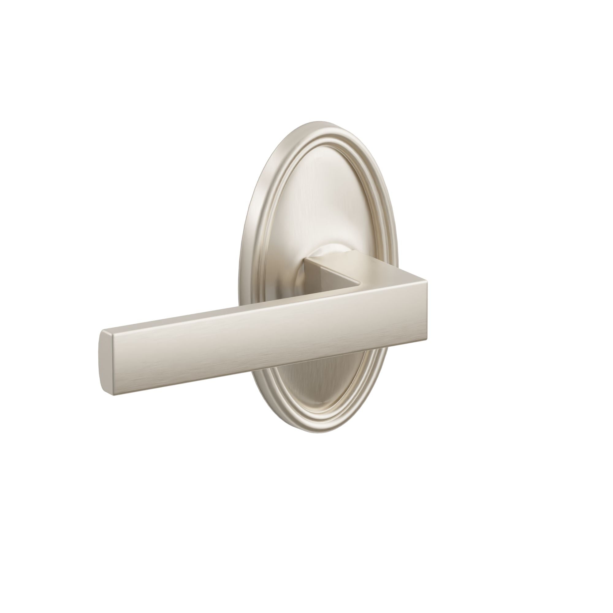 Emtek Concealed Fastener Dumont Lever Set With Oval Rosette