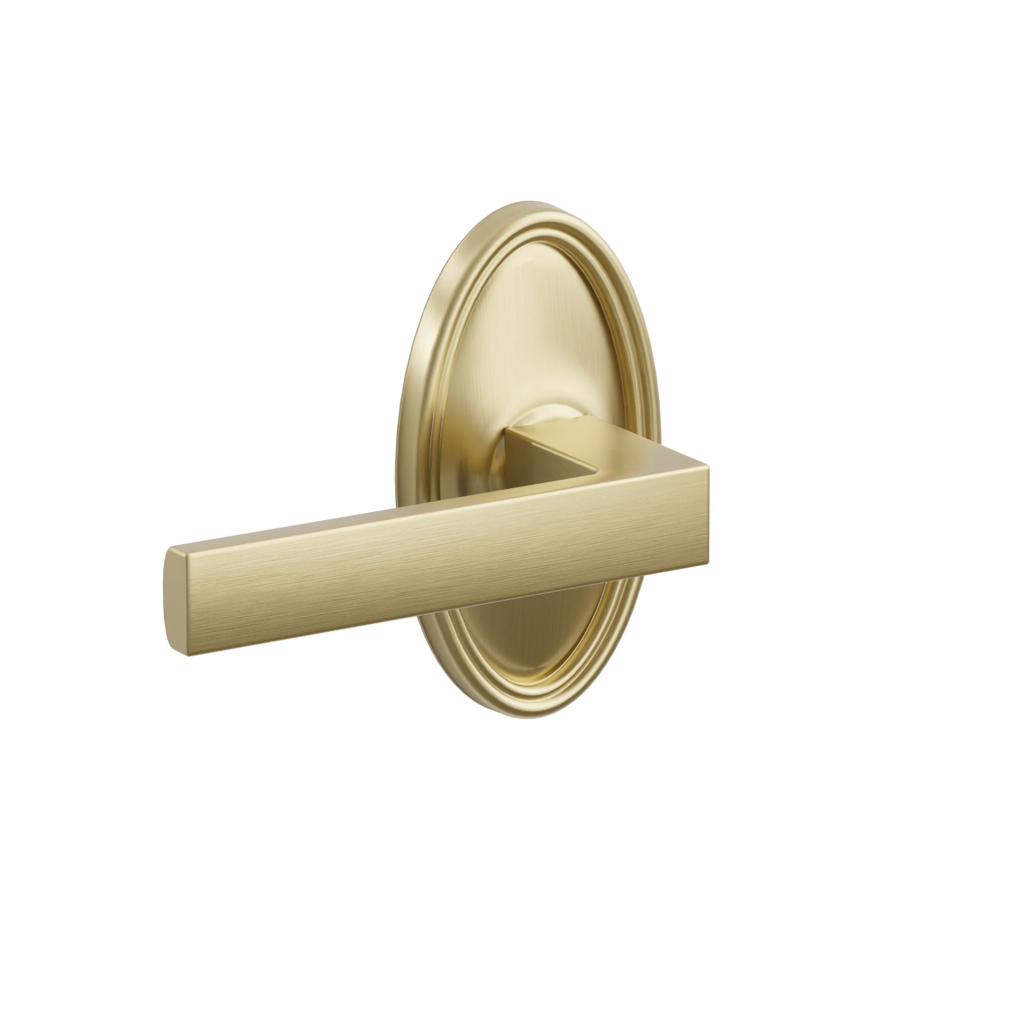 Emtek Concealed Fastener Dumont Lever Set With Oval Rosette