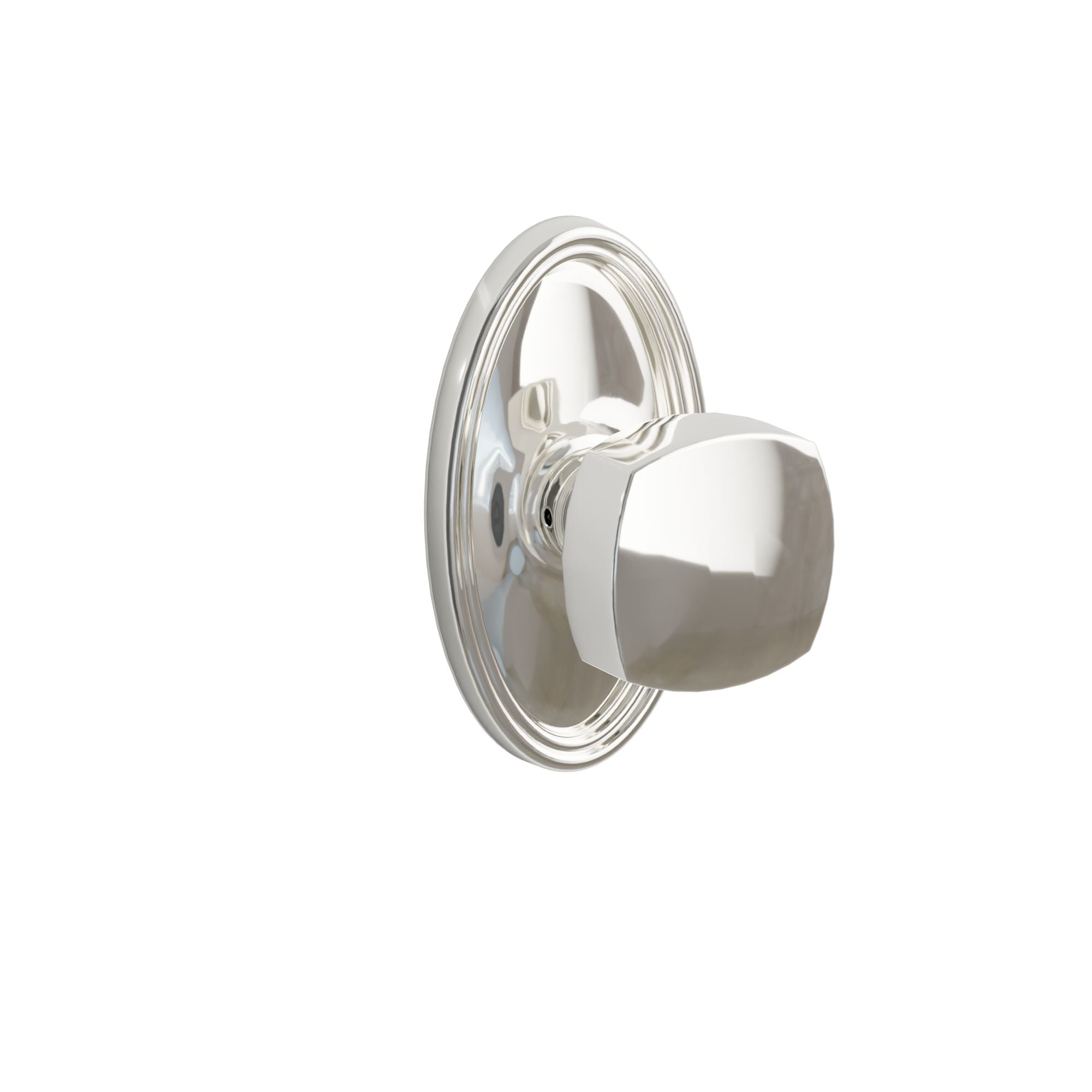 Emtek Concealed Fastener Freestone Knob Set With Oval Rosette