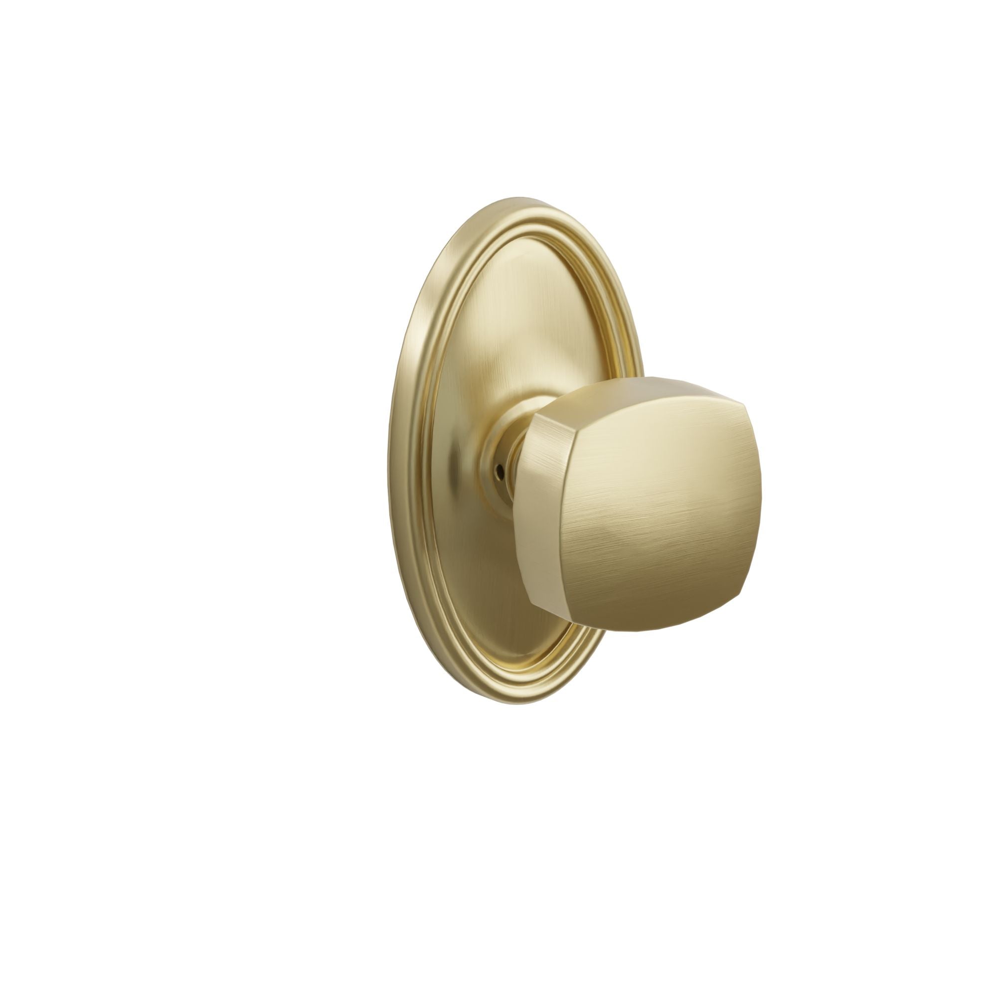 Emtek Freestone Knob Set with Oval Rosette