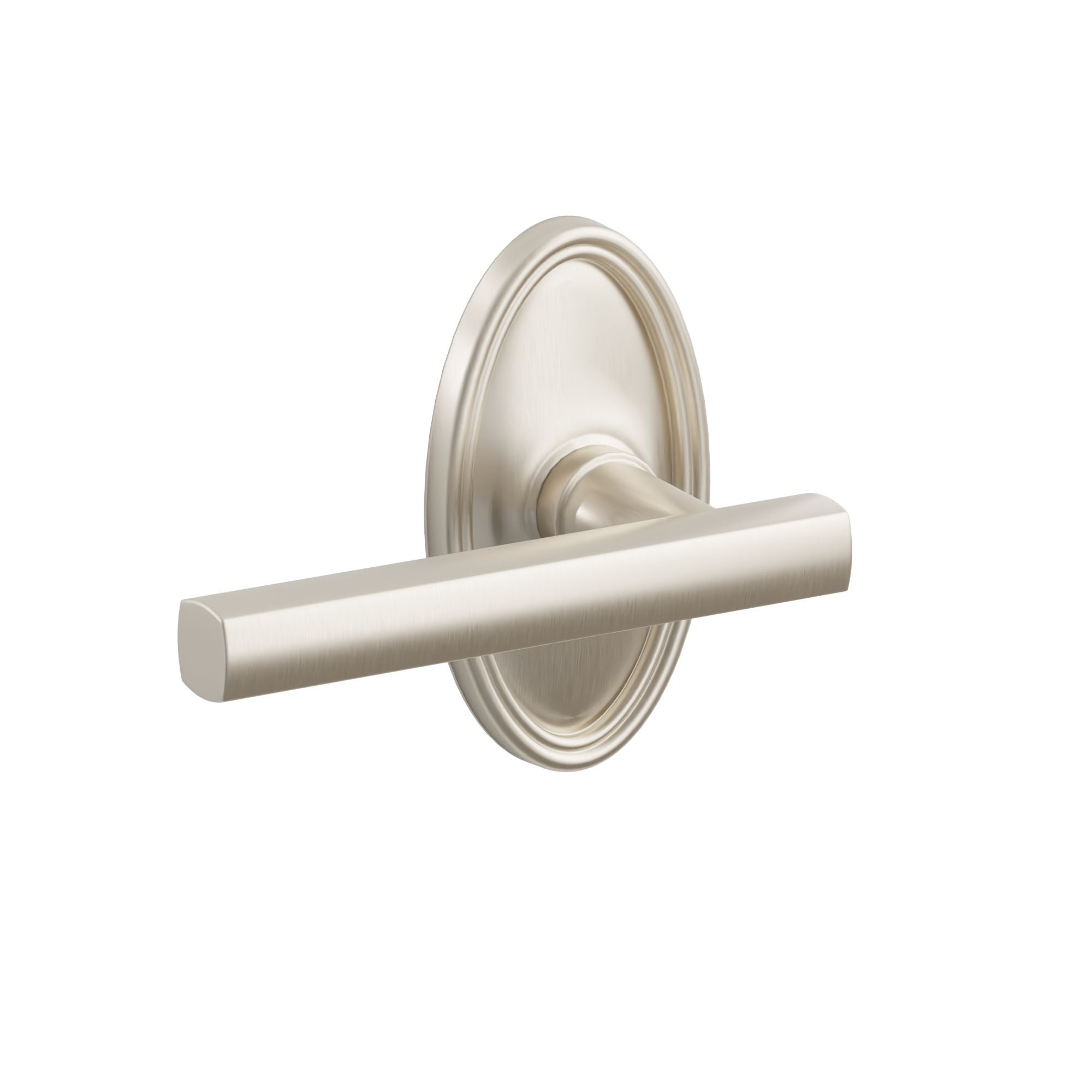 Emtek Concealed Fastener Freestone Lever Set With Oval Rosette