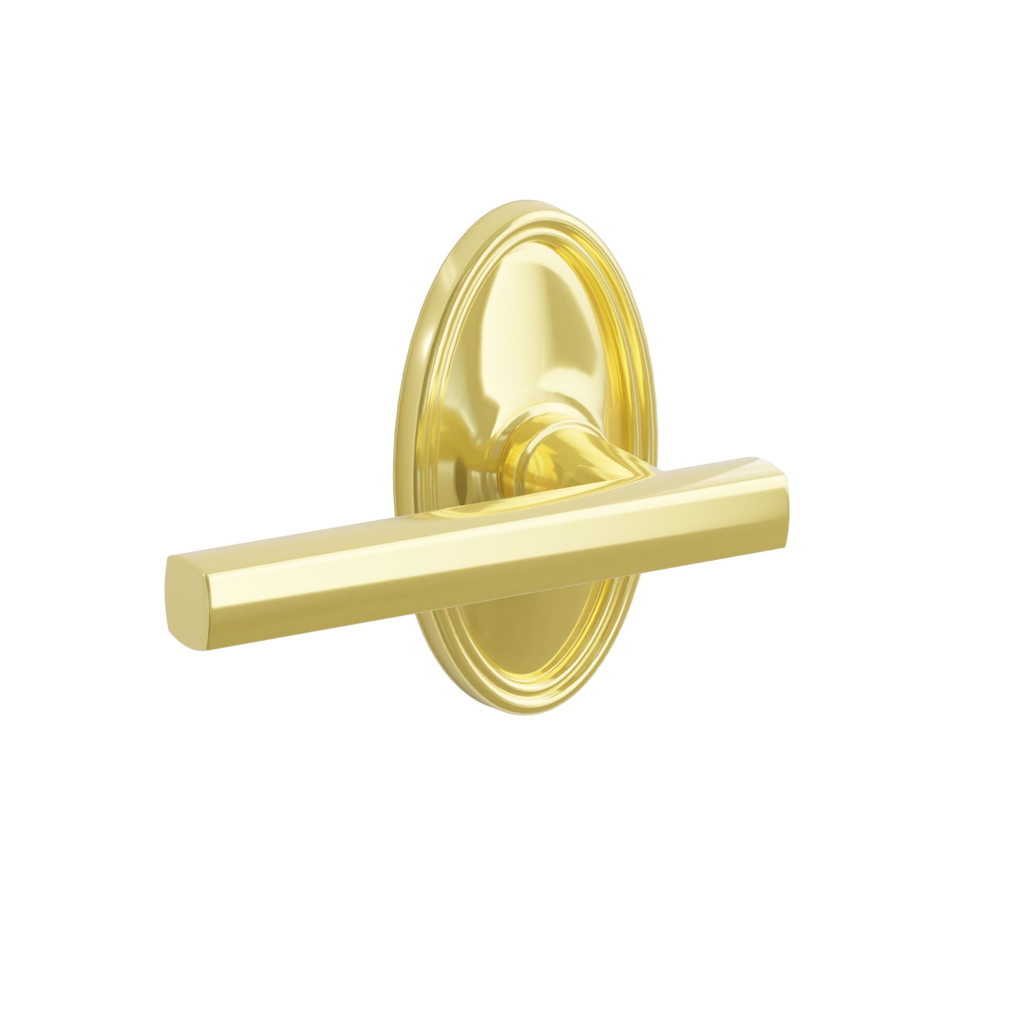 Emtek Freestone Lever Set with Oval Rosette