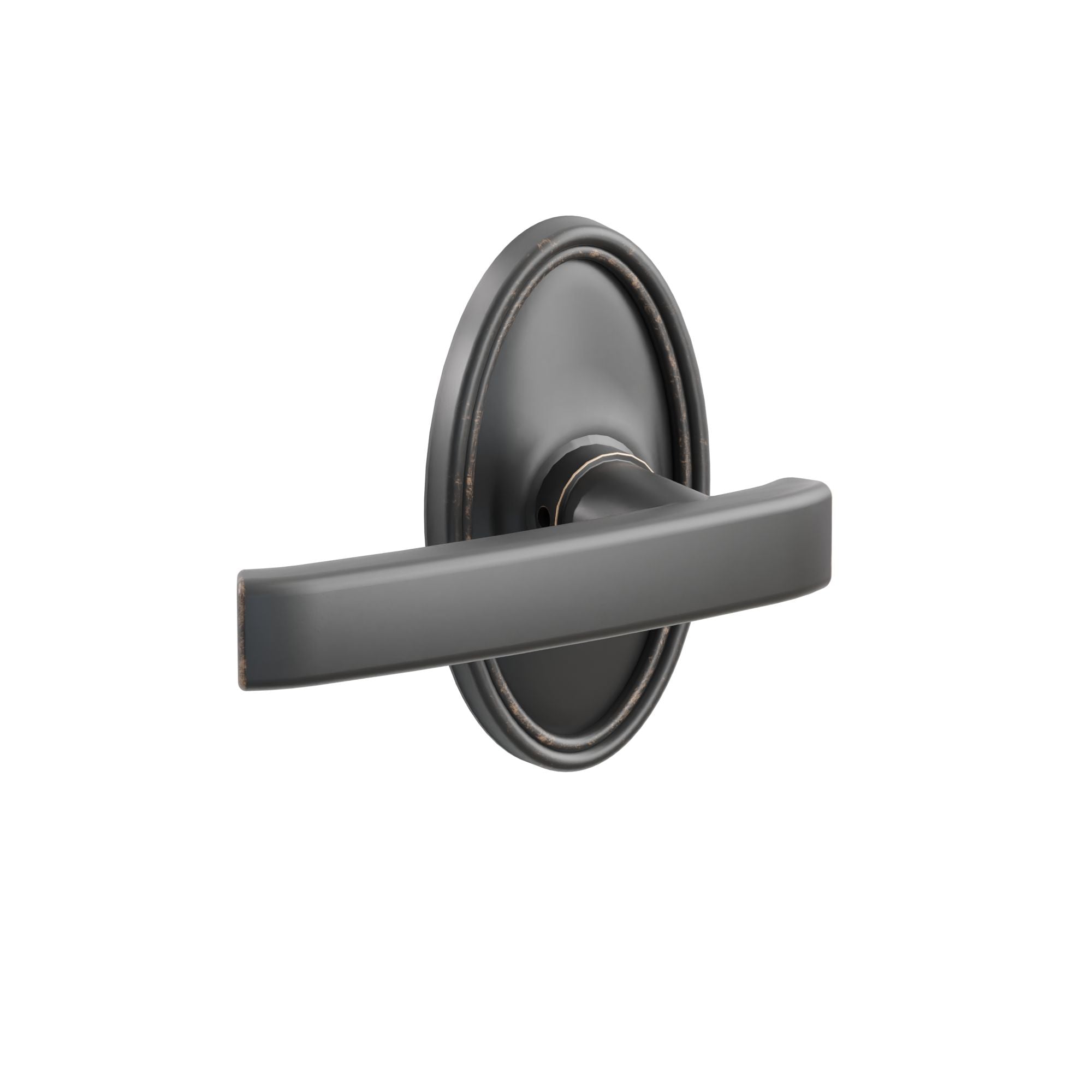 Emtek Freestone Lever Set with Oval Rosette