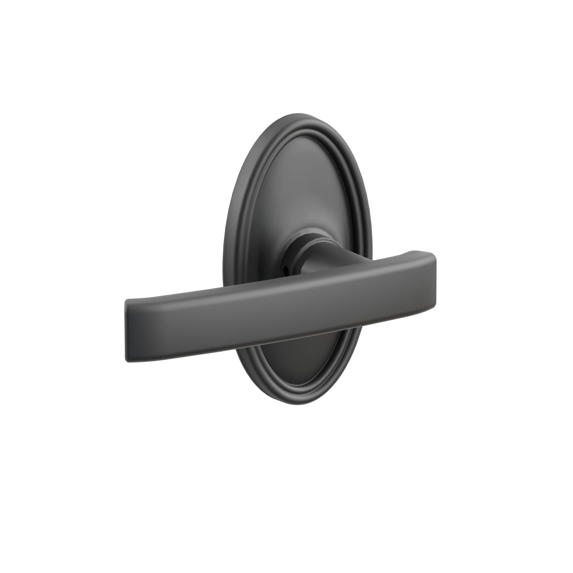 Emtek Concealed Fastener Geneva Lever Set With Oval Rosette