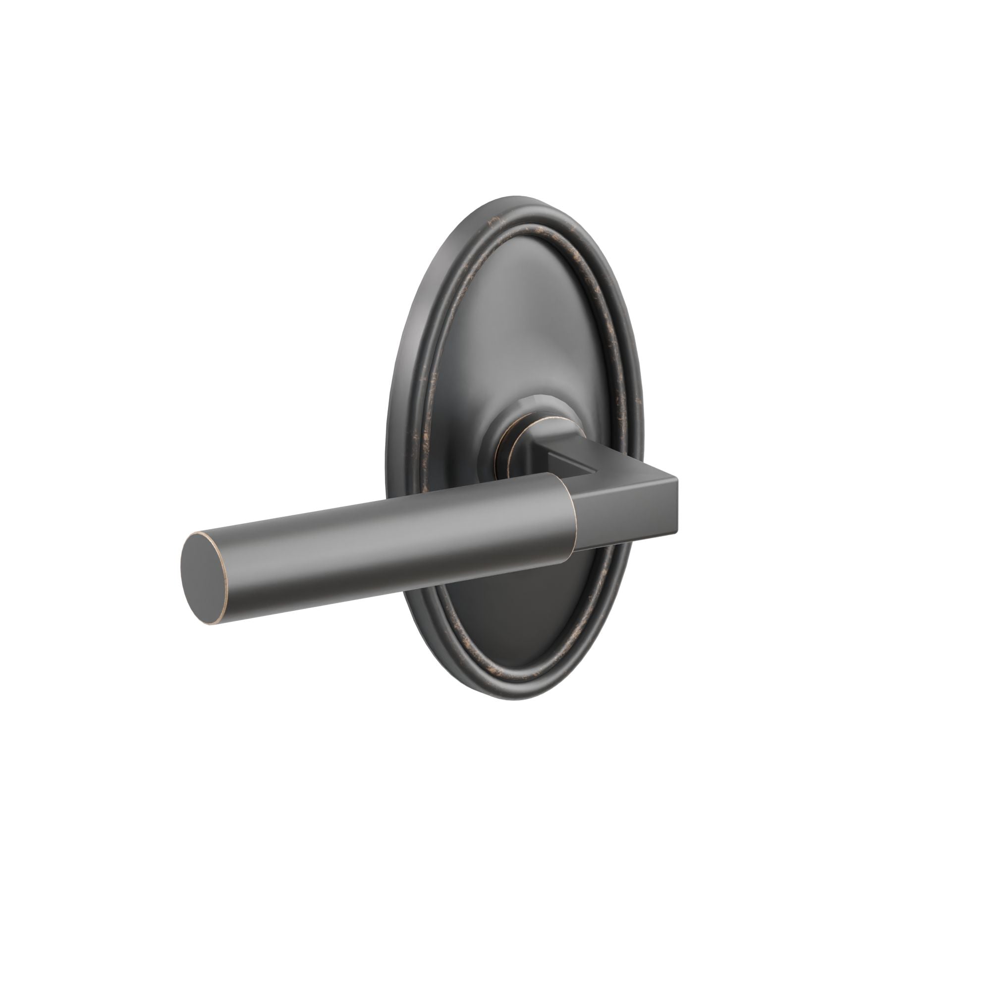 Emtek Freestone Lever Set with Oval Rosette
