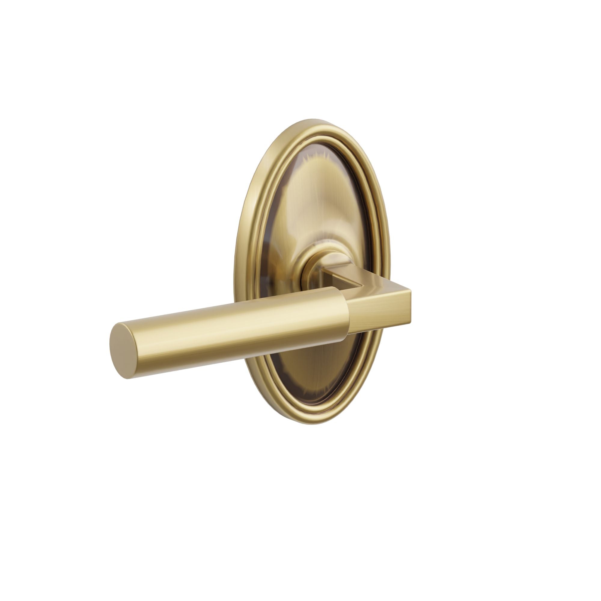 Emtek Geneva Lever Set with Oval Rosette