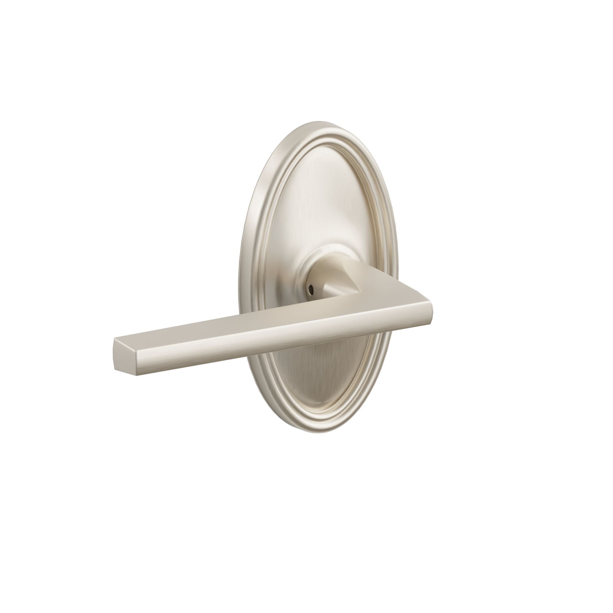 Emtek Concealed Fastener Helios Lever Set With Oval Rosette