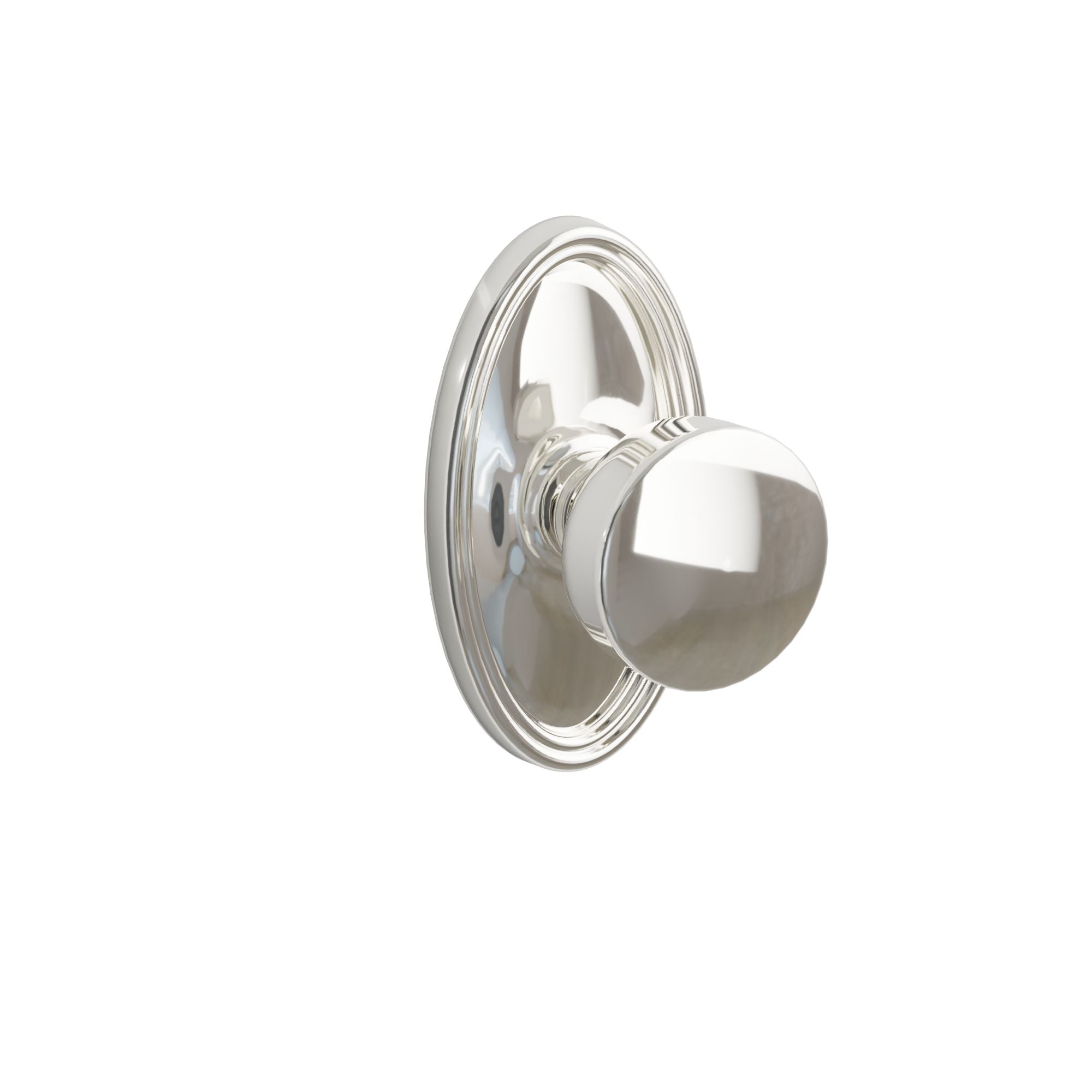 Emtek Laurent Knob Set with Oval Rosette