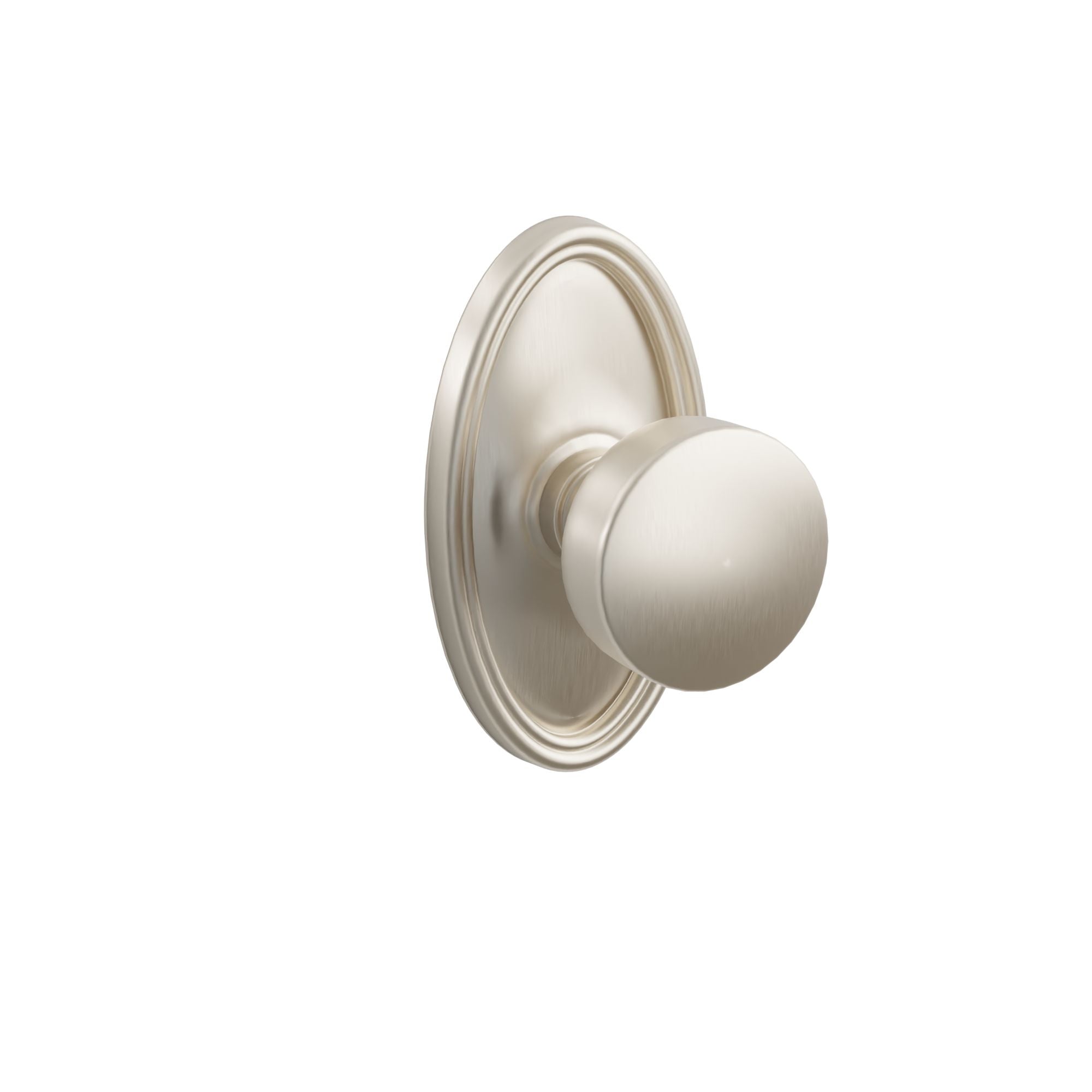 Emtek Laurent Knob Set with Oval Rosette