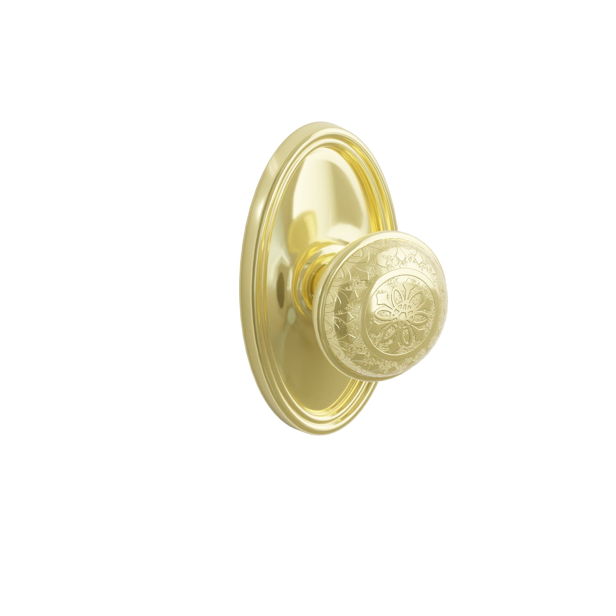 Emtek Lancaster Knob Set with Oval Rosette