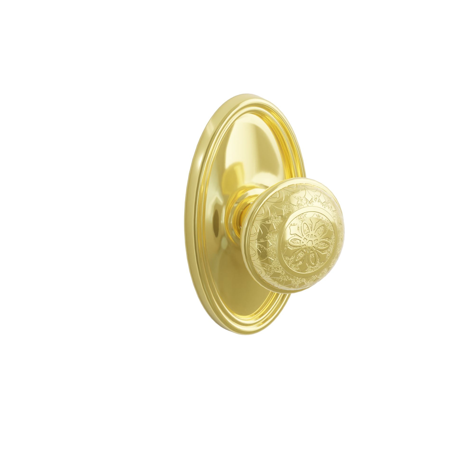 Emtek Lancaster Knob Set with Oval Rosette