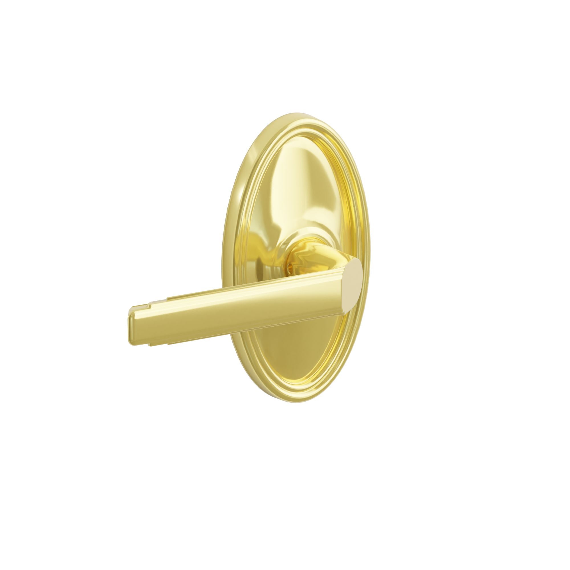 Emtek Concealed Fastener Milano Lever Set With Oval Rosette