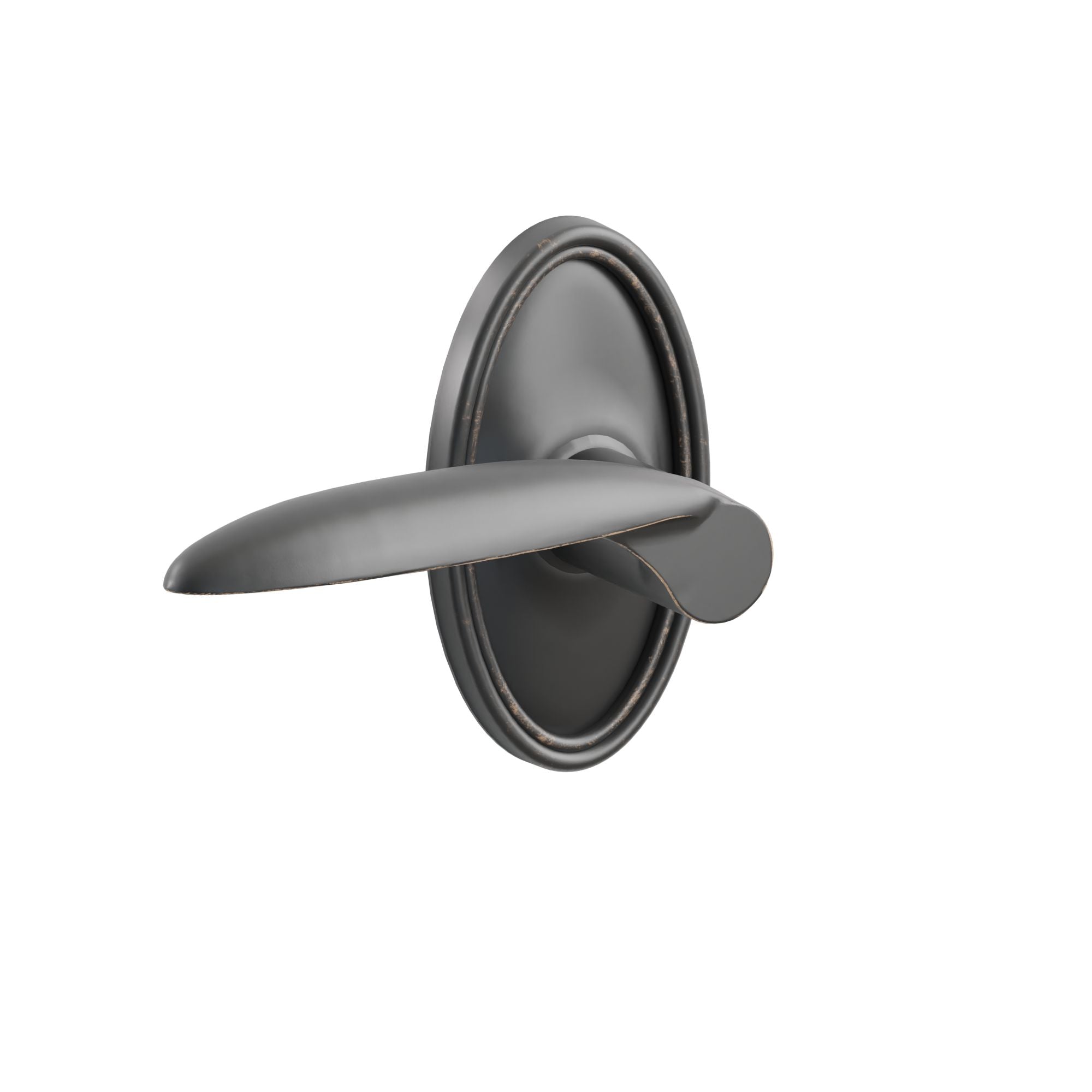 Emtek Concealed Fastener Mercury Lever Set With Oval Rosette