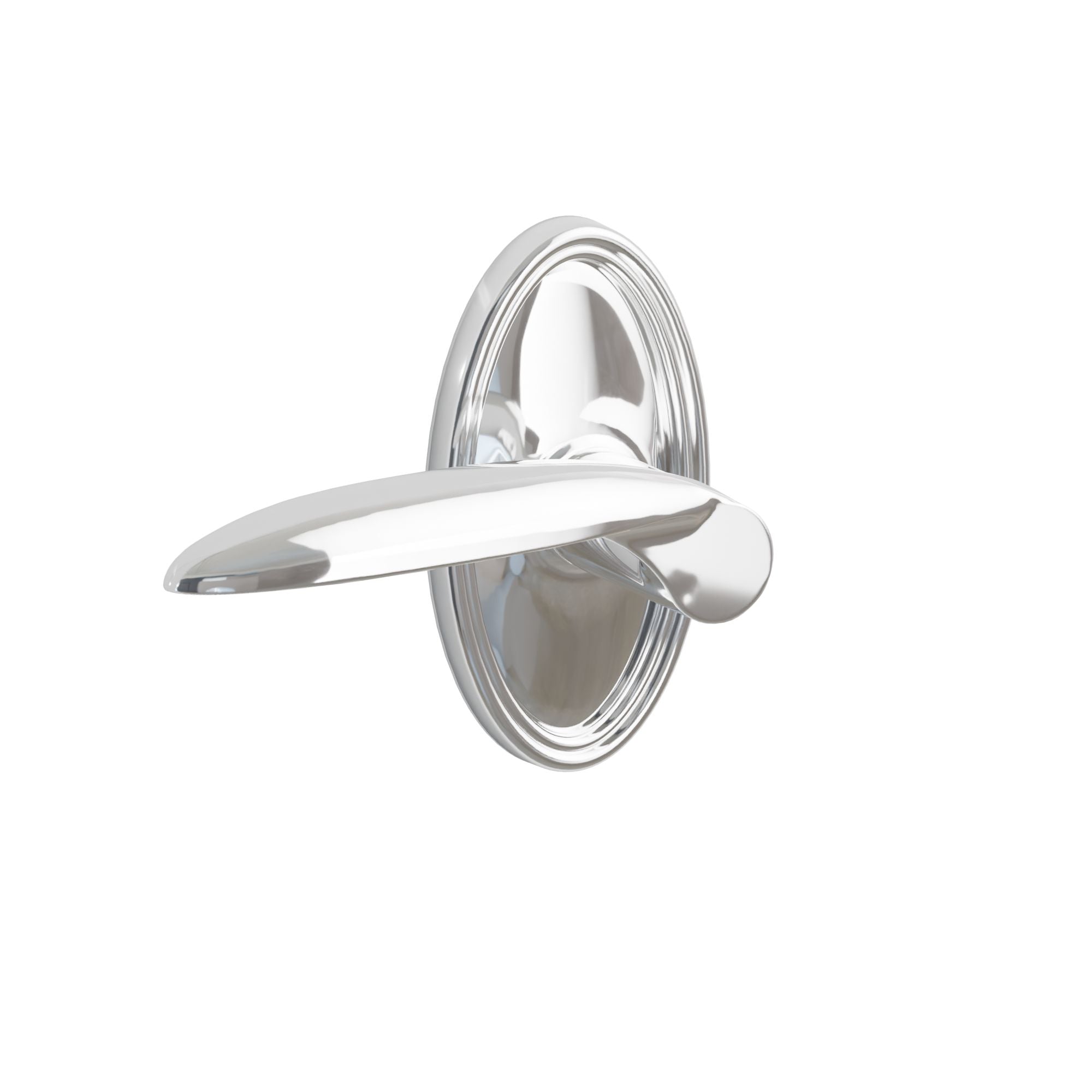 Emtek Concealed Fastener Mercury Lever Set With Oval Rosette