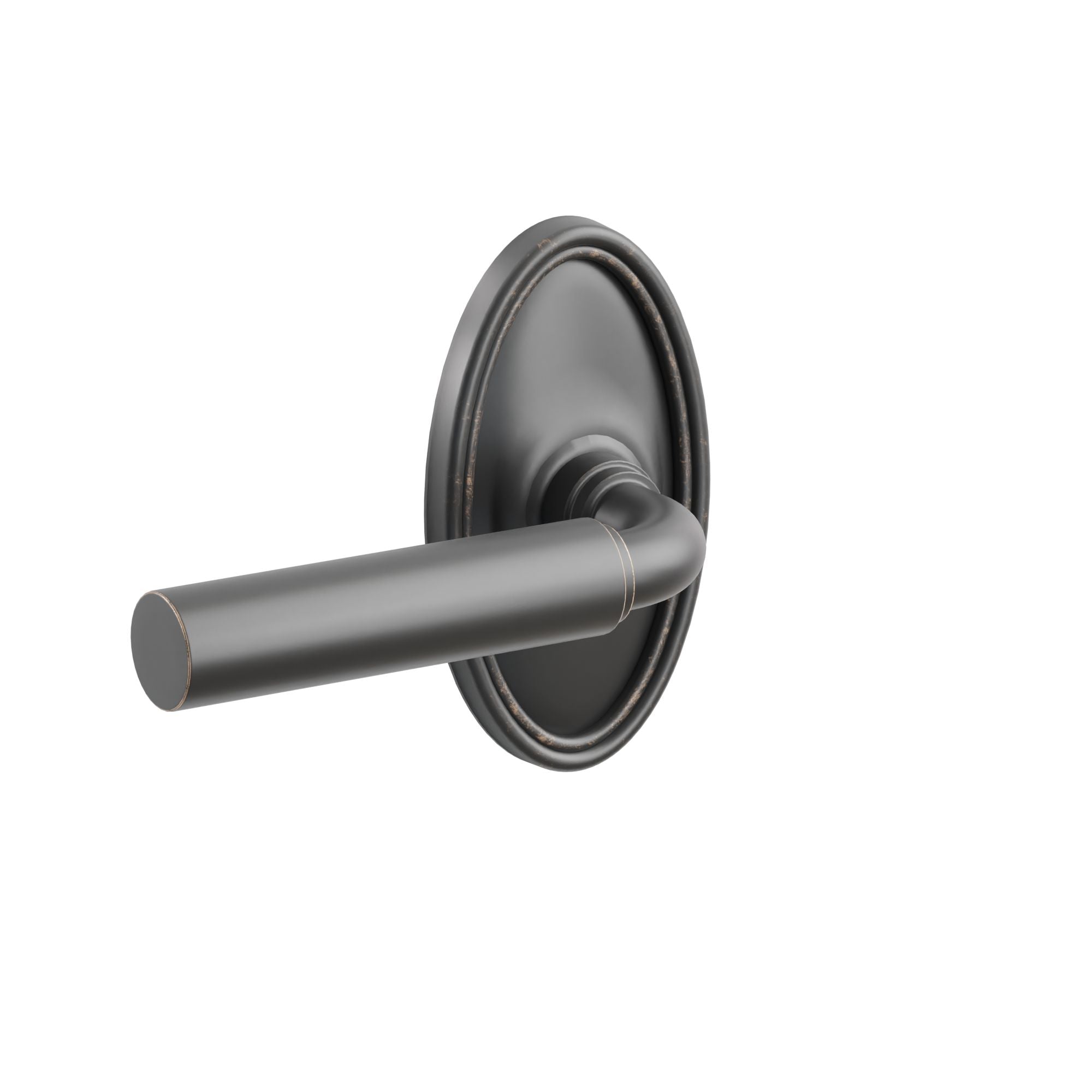 Emtek Concealed Fastener Manning Lever Set With Oval Rosette