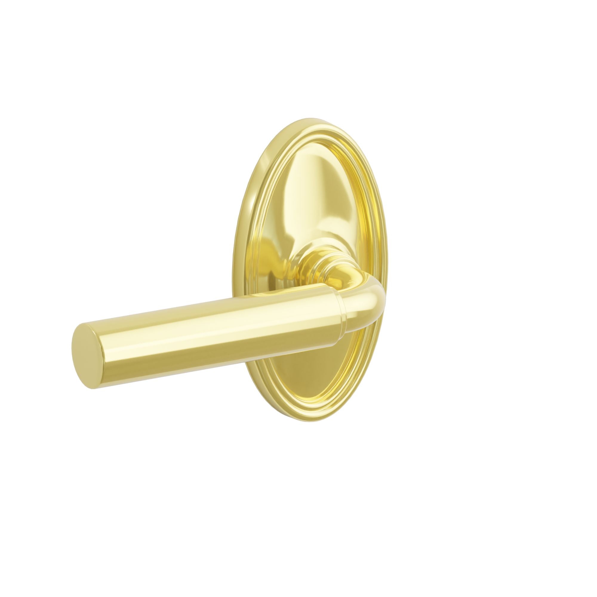 Emtek Concealed Fastener Manning Lever Set With Oval Rosette