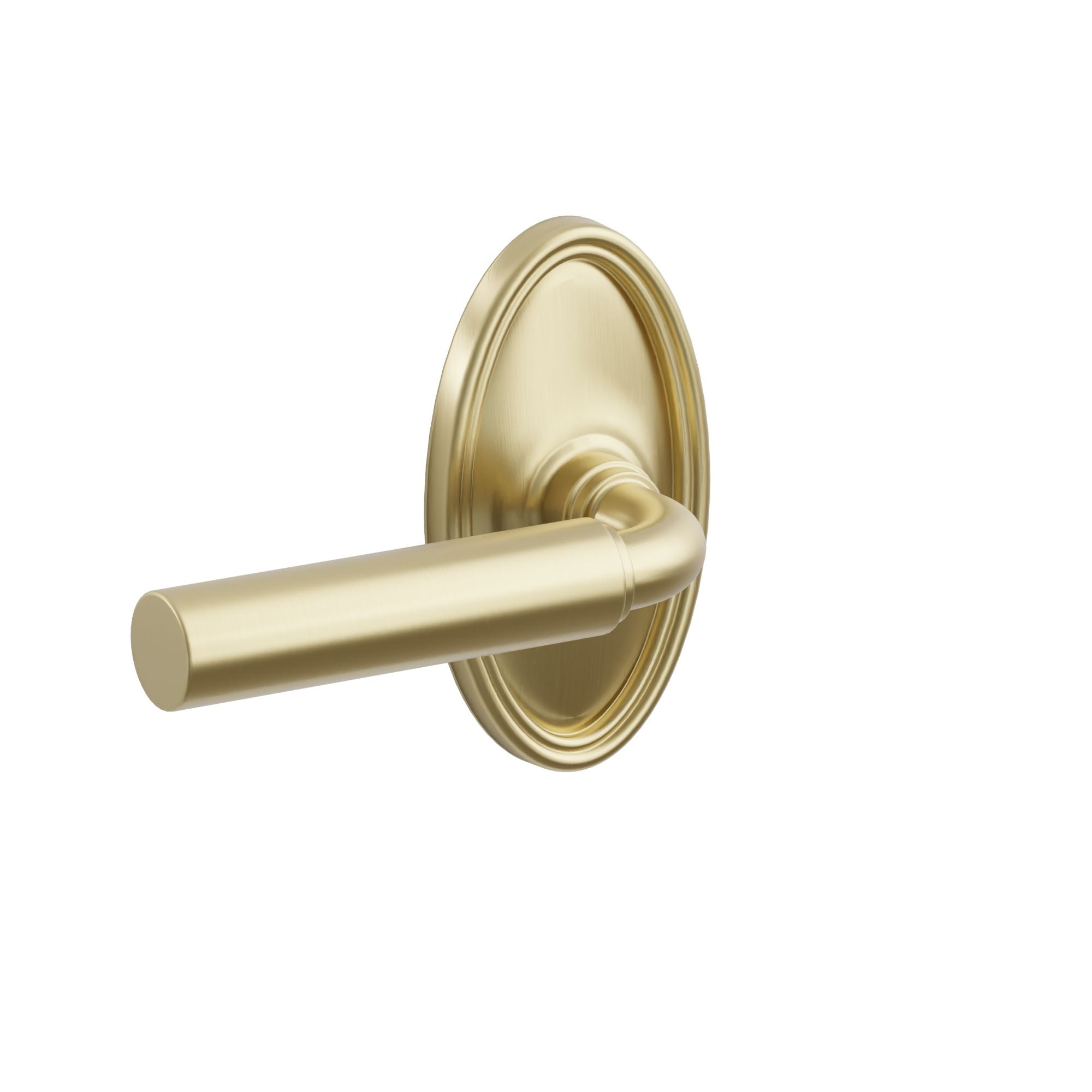 Emtek Concealed Fastener Manning Lever Set With Oval Rosette