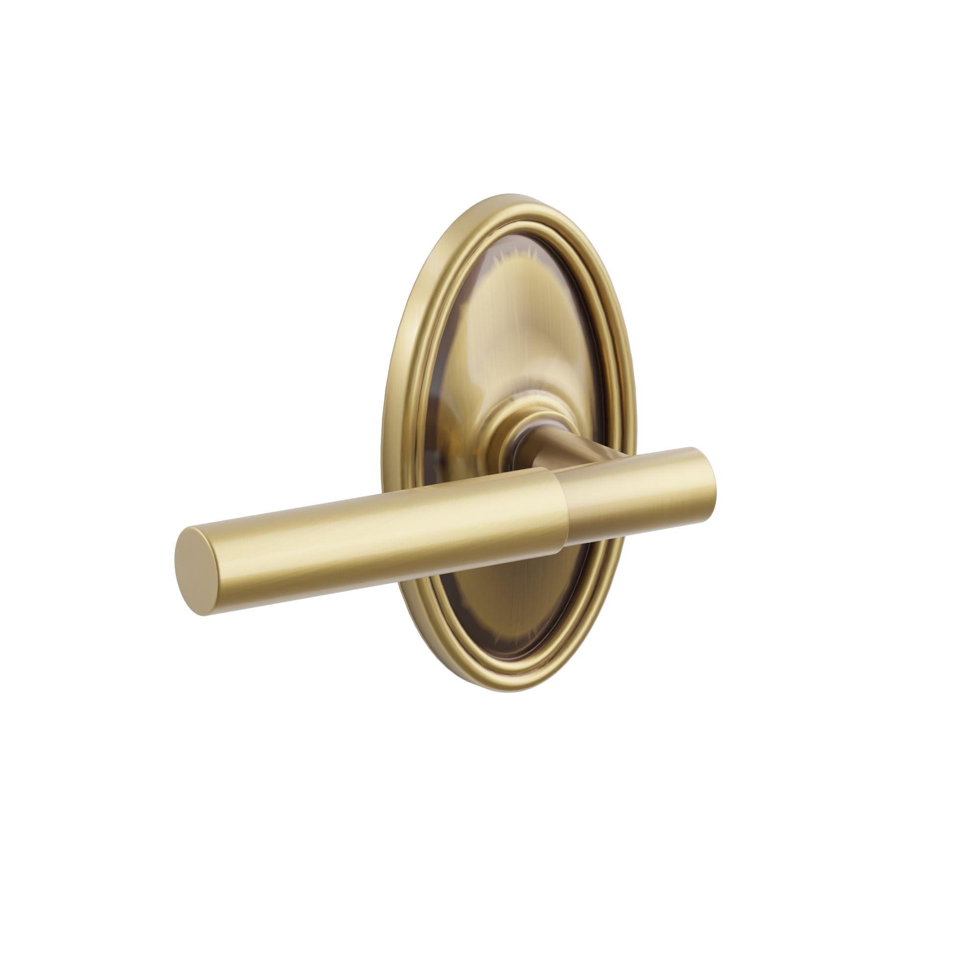 Emtek Concealed Fastener Myles Lever Set With Oval Rosette