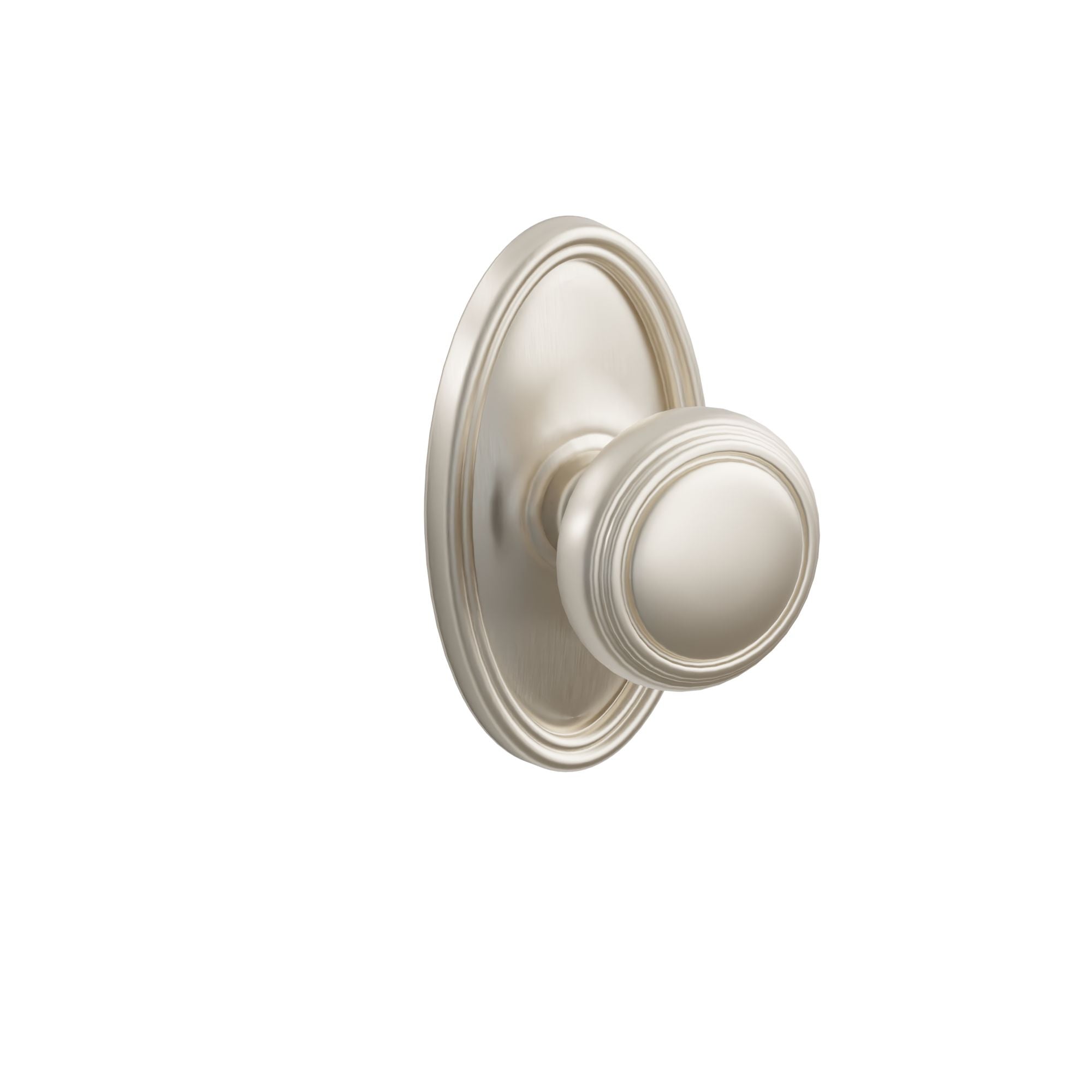 Emtek Concealed Fastener Norwich Knob Set With Oval Rosette