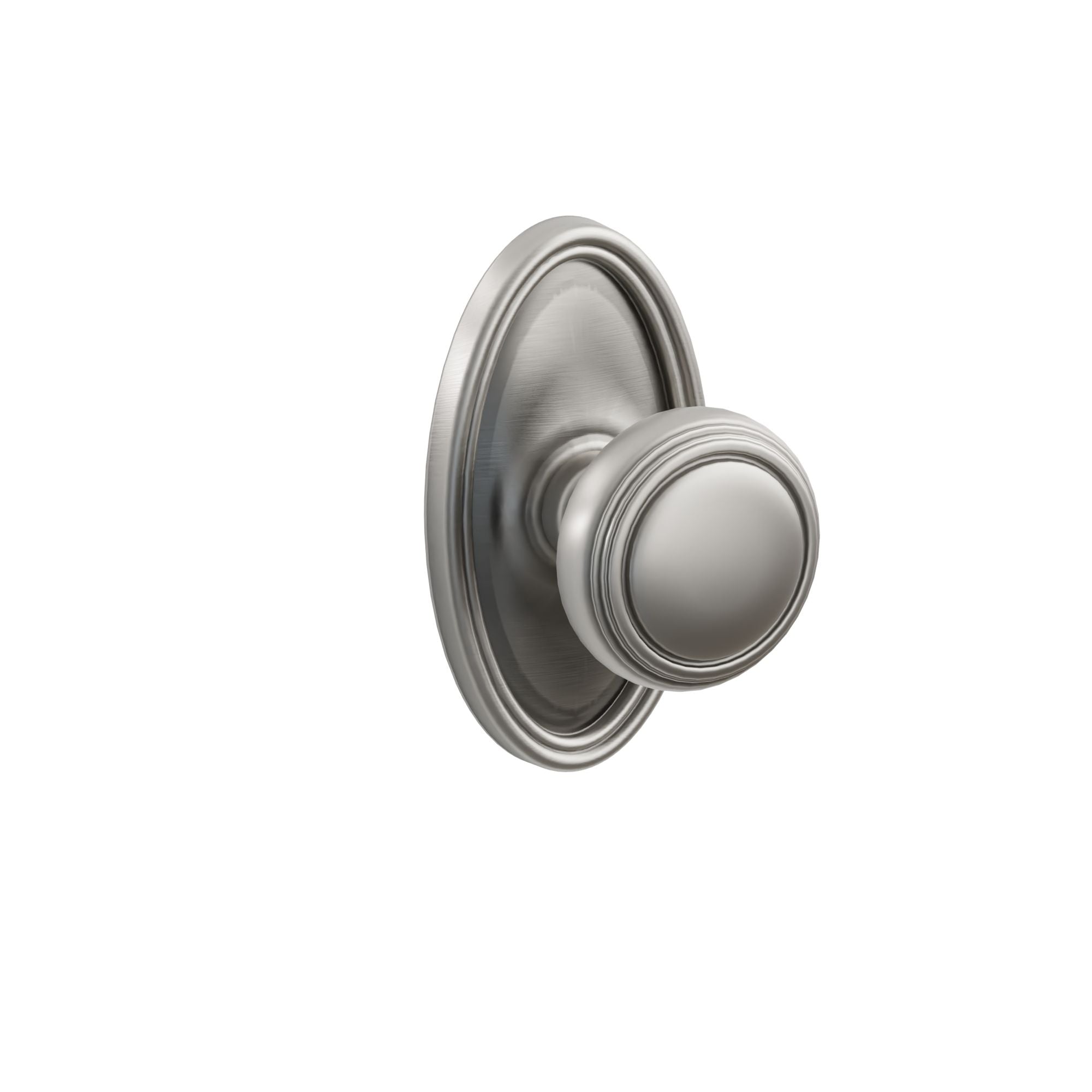 Emtek Concealed Fastener Norwich Knob Set With Oval Rosette