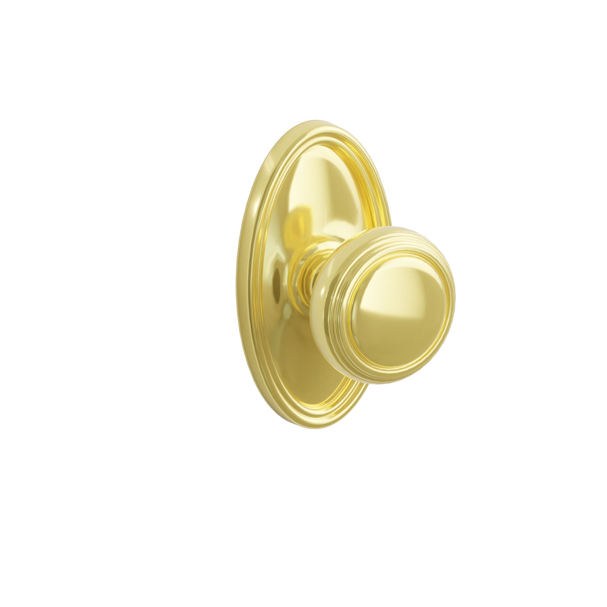 Emtek Concealed Fastener Norwich Knob Set With Oval Rosette