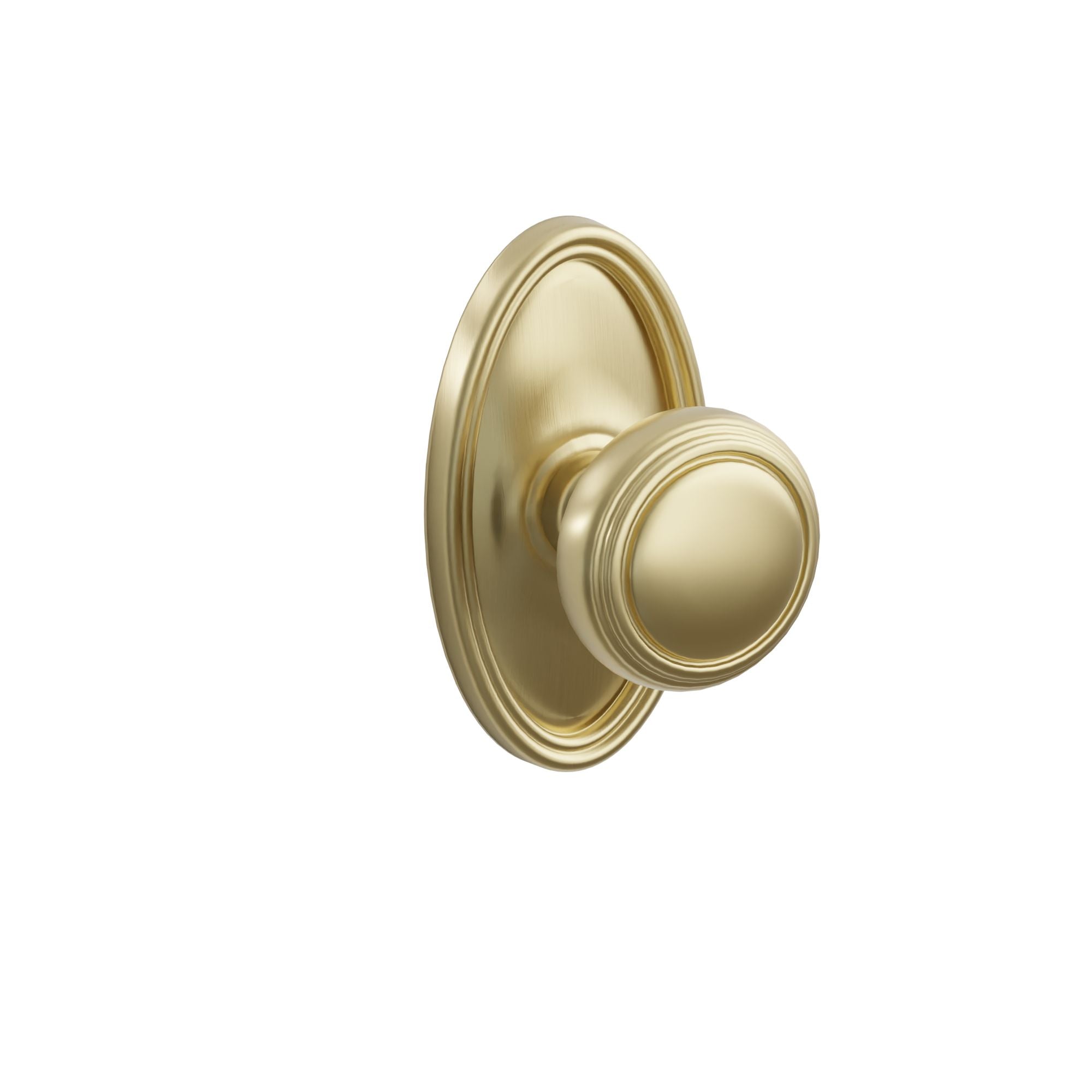 Emtek Concealed Fastener Norwich Knob Set With Oval Rosette