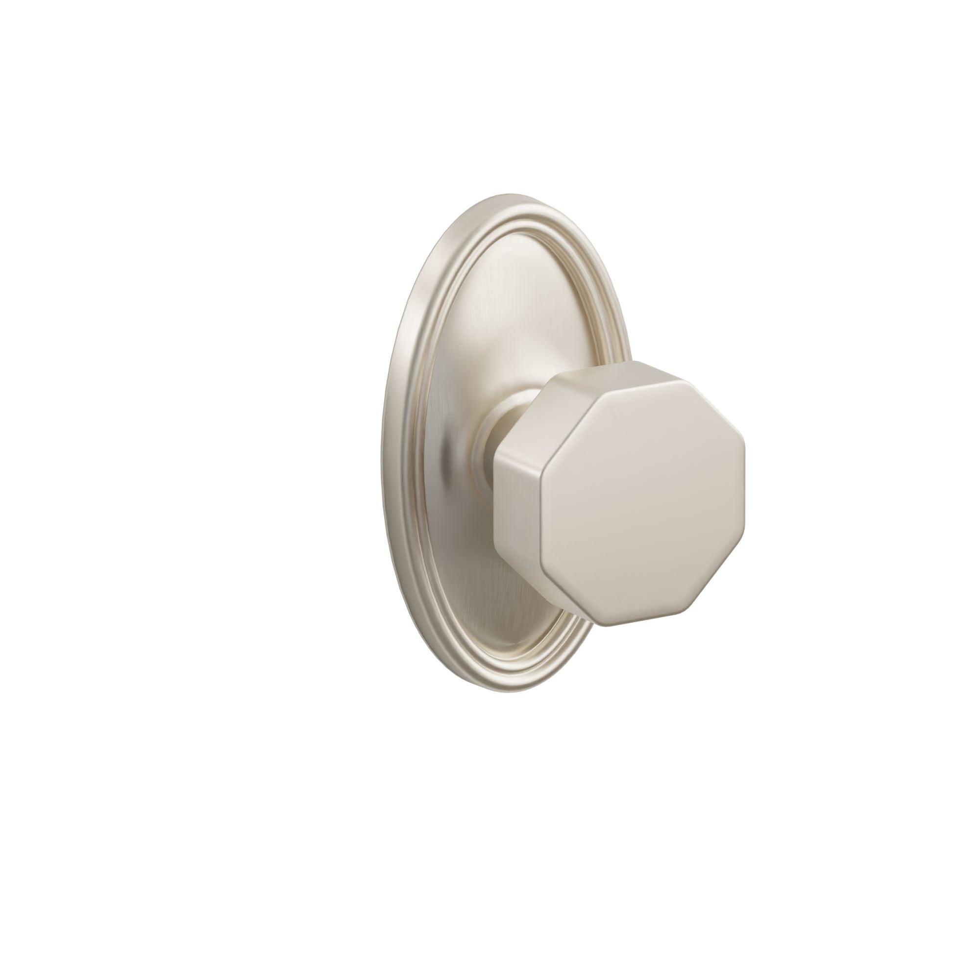 Emtek Octagon Knob Set with Oval Rosette