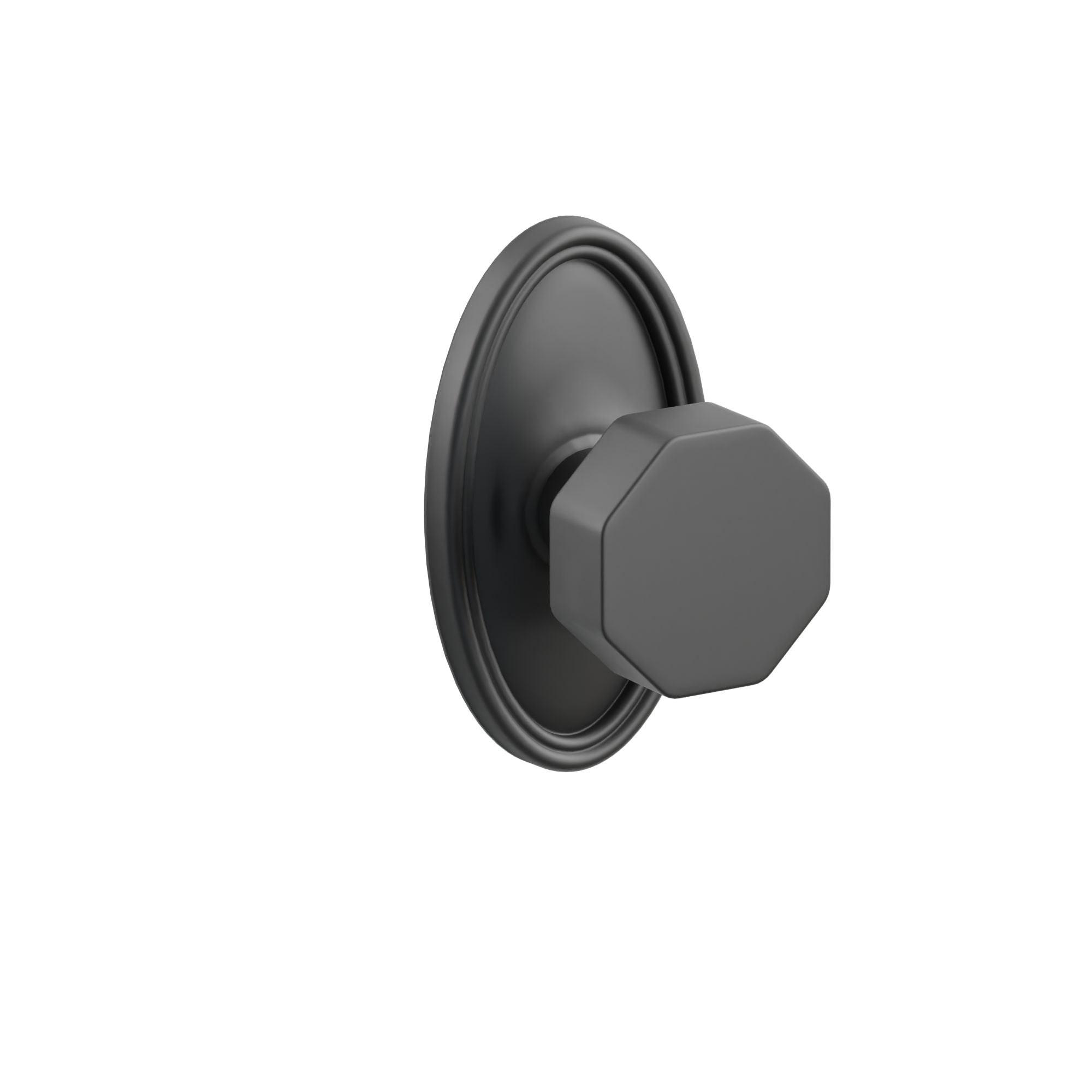 Emtek Concealed Fastener Octagon Knob Set With Oval Rosette