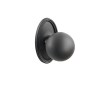 Emtek Concealed Fastener Orb Knob Set With Oval Rosette