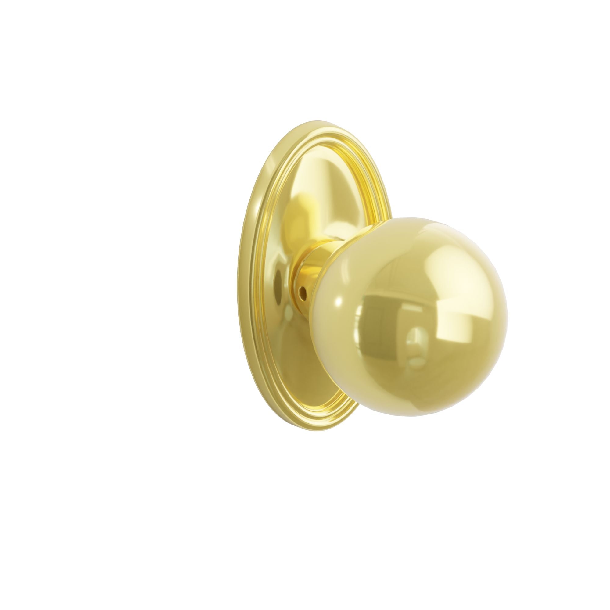 Emtek Orb Knob Set with Oval Rosette