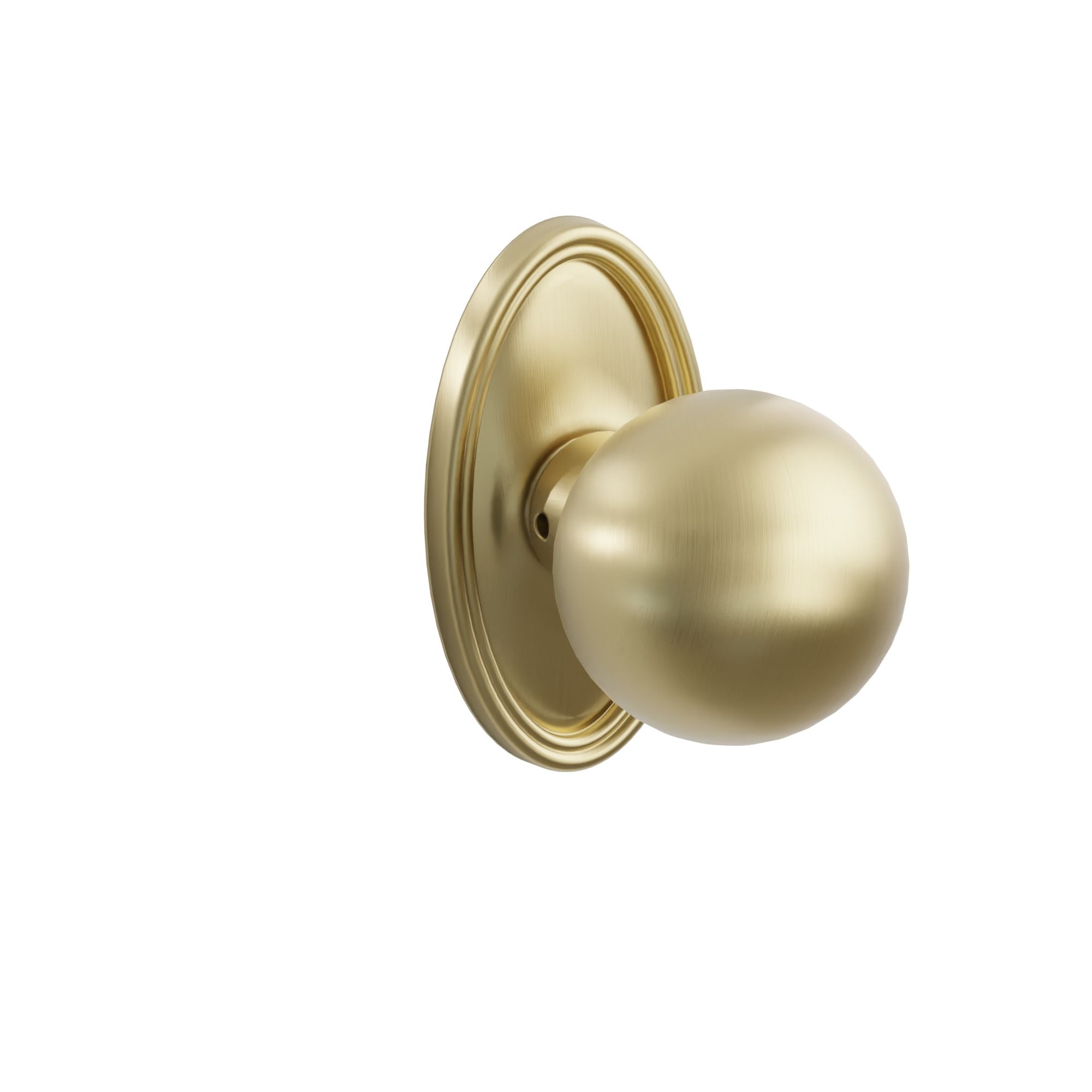 Emtek Orb Knob Set with Oval Rosette