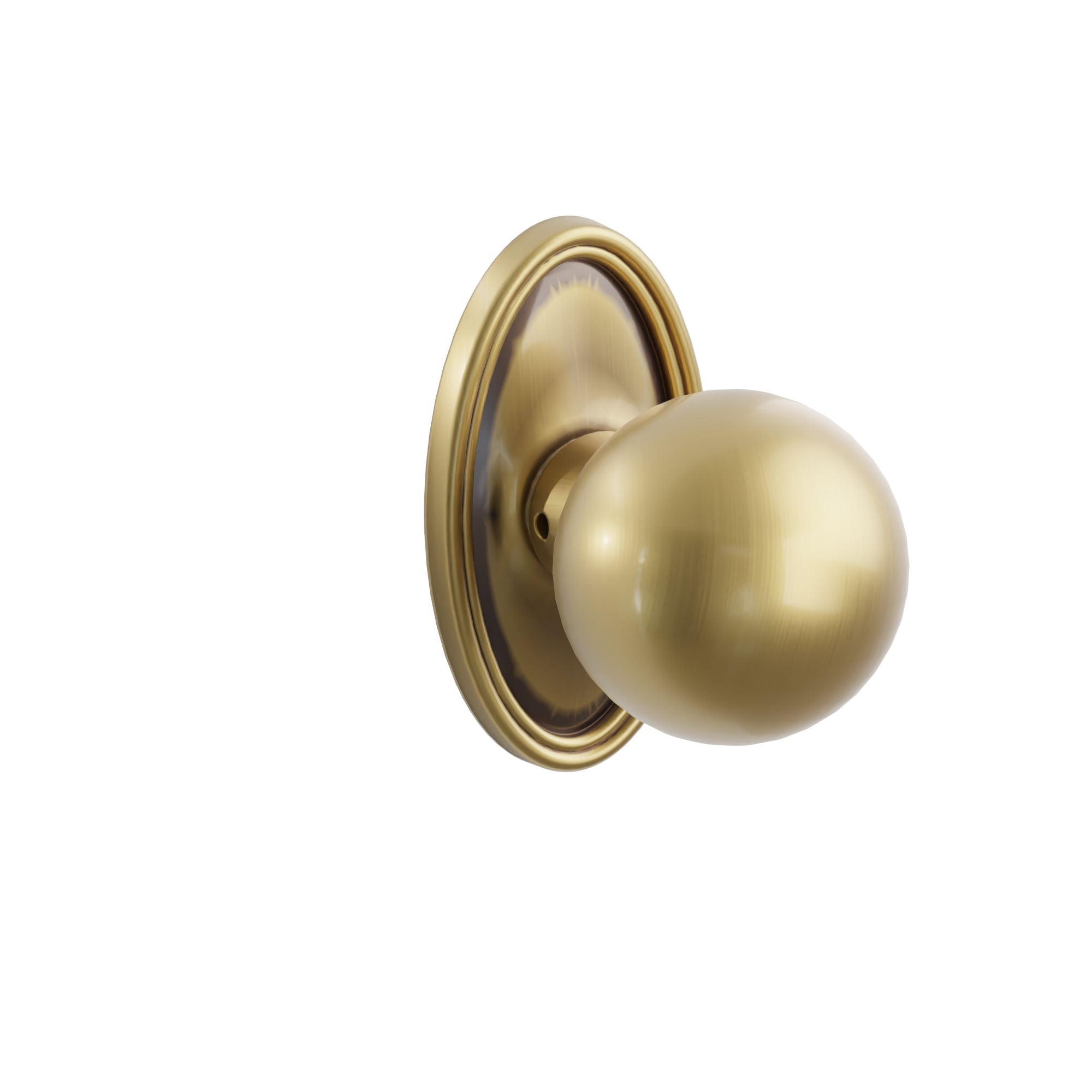 Emtek Orb Knob Set with Oval Rosette