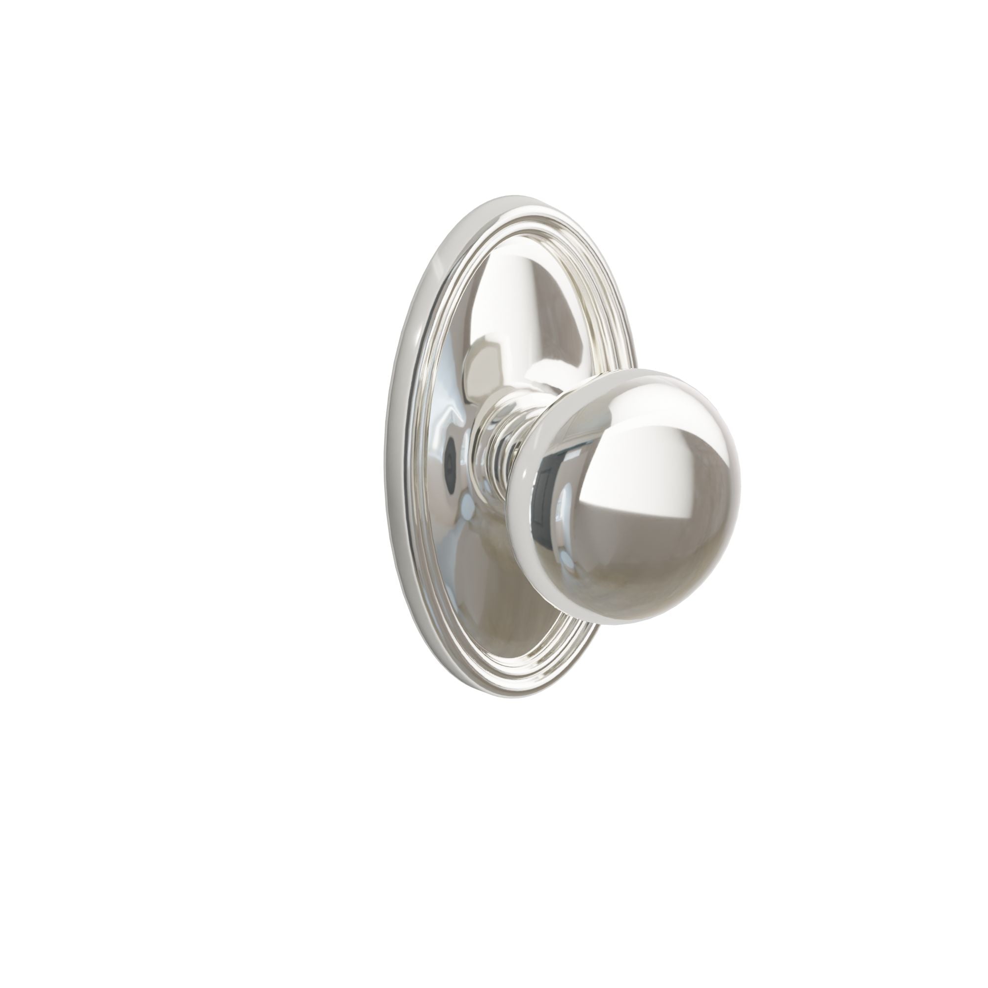 Emtek Concealed Fastener Providence Knob Set With Oval Rosette
