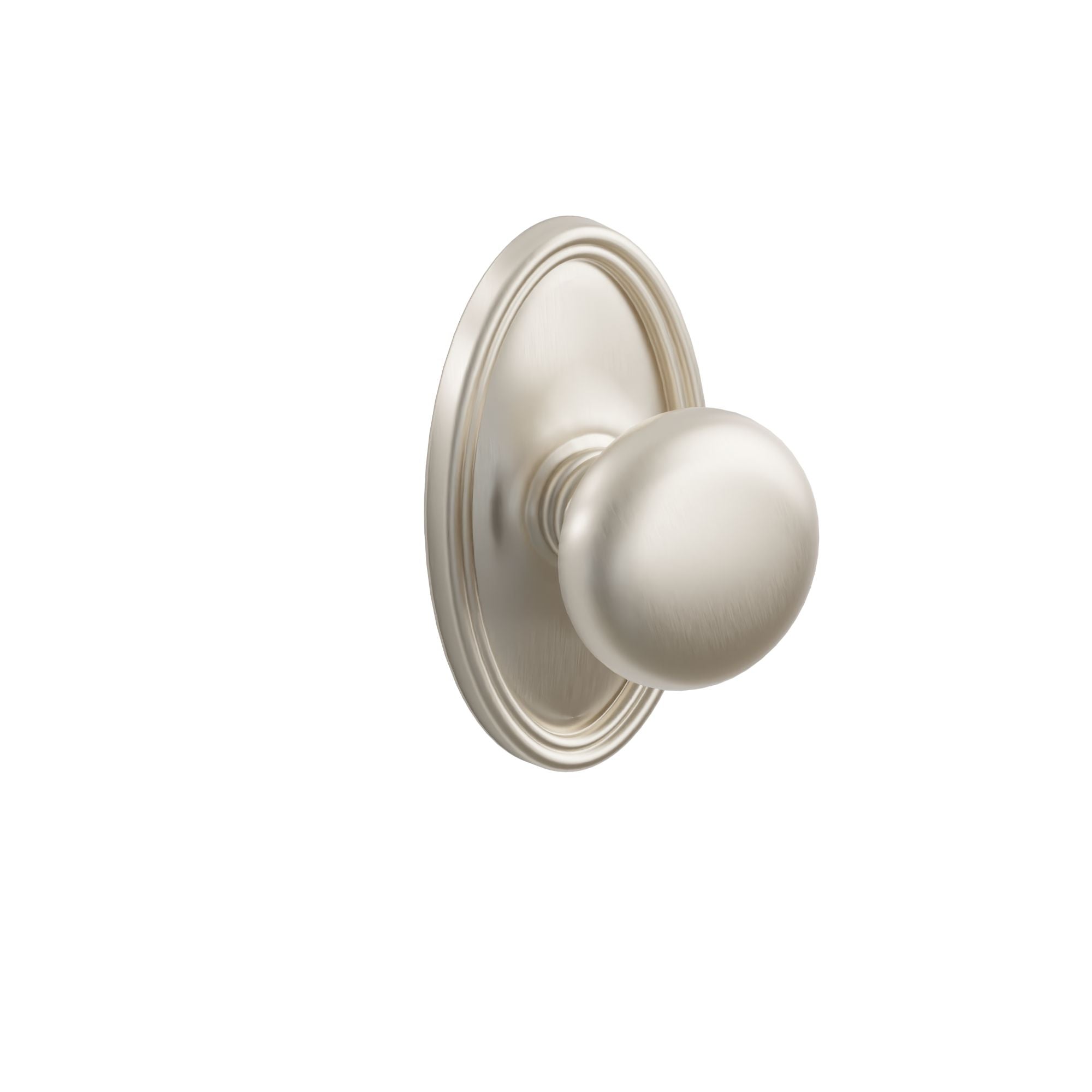 Emtek Concealed Fastener Providence Knob Set With Oval Rosette