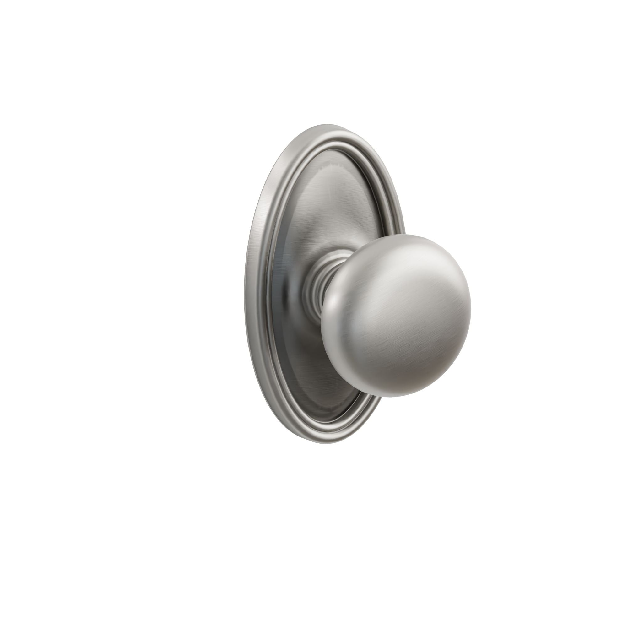 Emtek Concealed Fastener Providence Knob Set With Oval Rosette