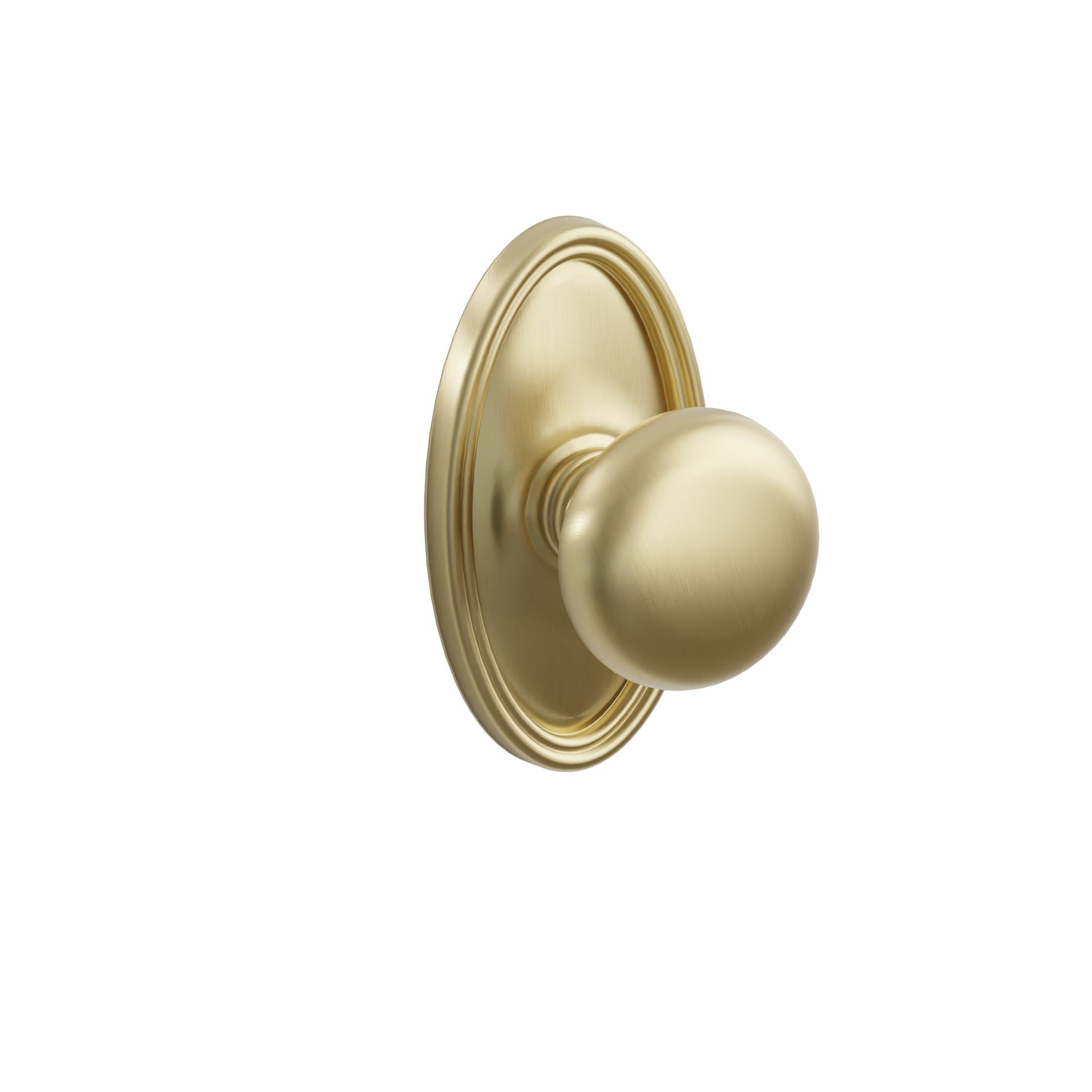 Emtek Concealed Fastener Providence Knob Set With Oval Rosette