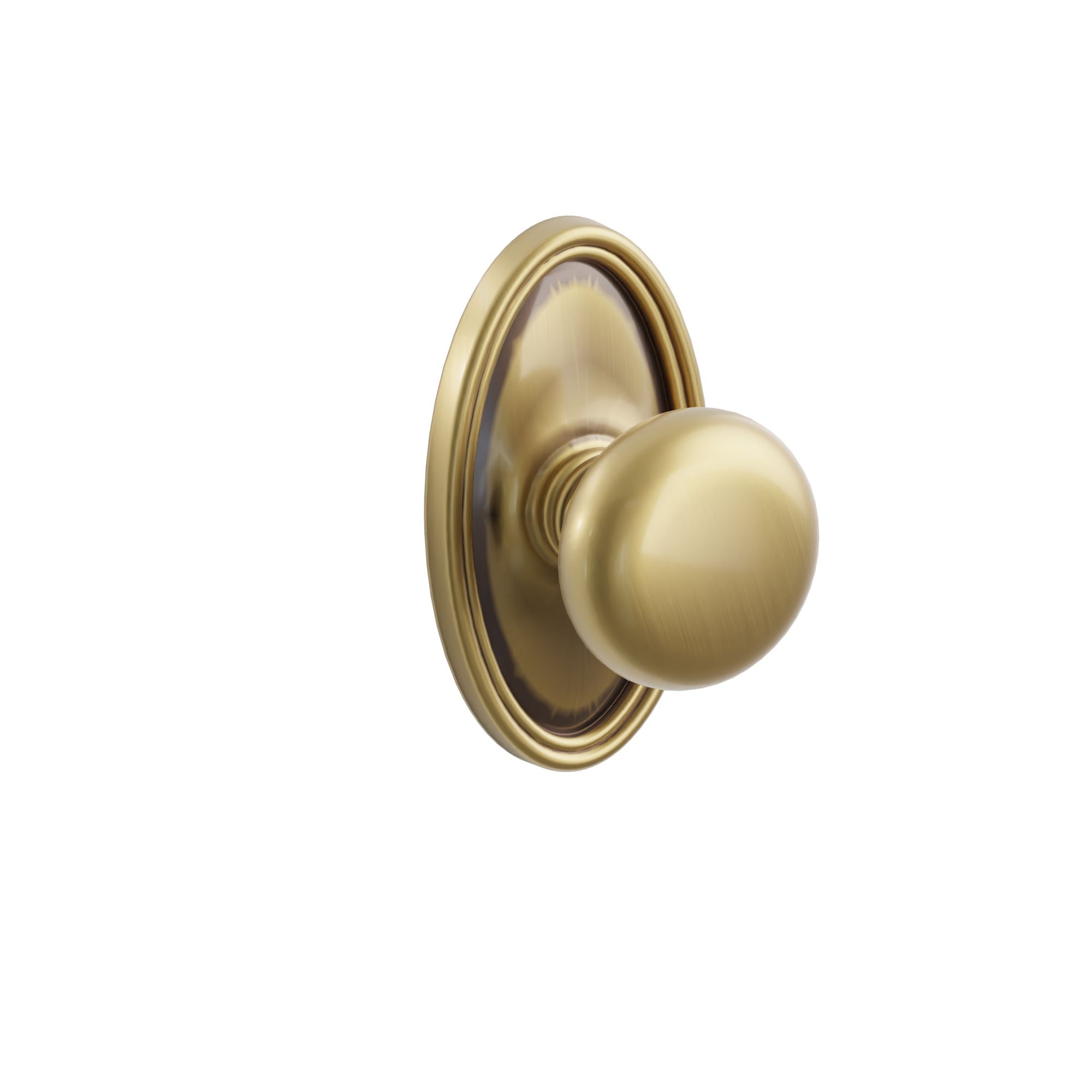 Emtek Concealed Fastener Providence Knob Set With Oval Rosette