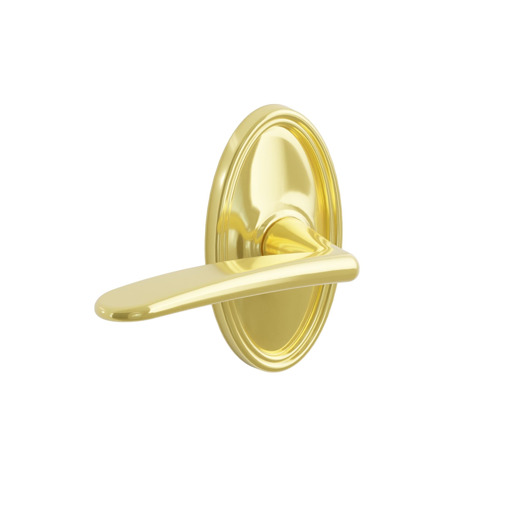 Emtek Poseidon Lever Set with Oval Rosette