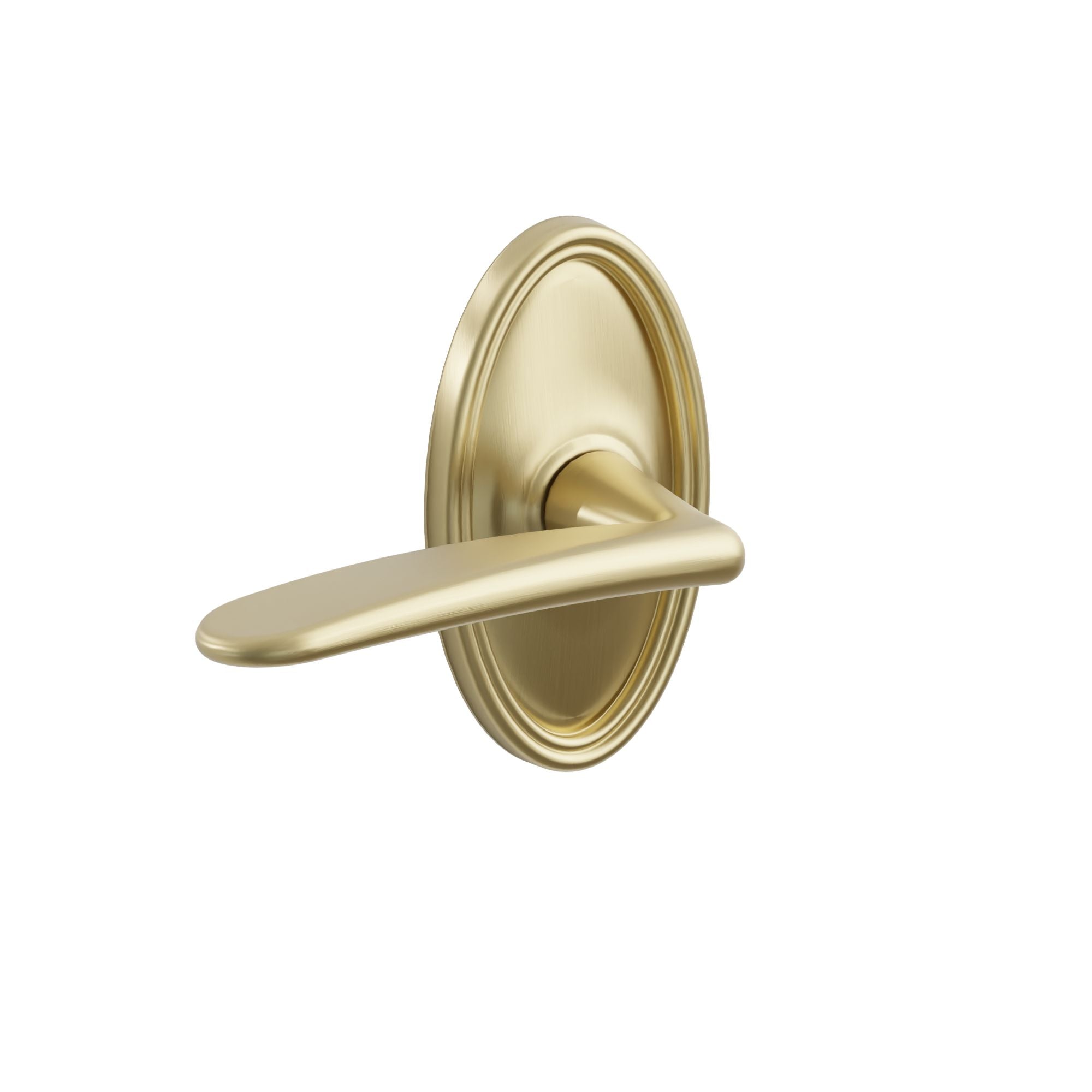 Emtek Poseidon Lever Set with Oval Rosette