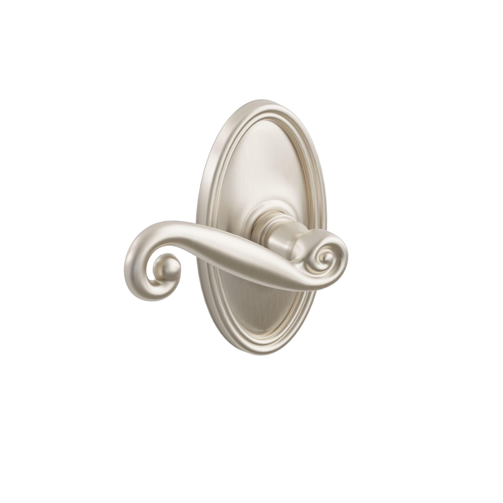 Emtek Rustic Lever Set with Oval Roestte