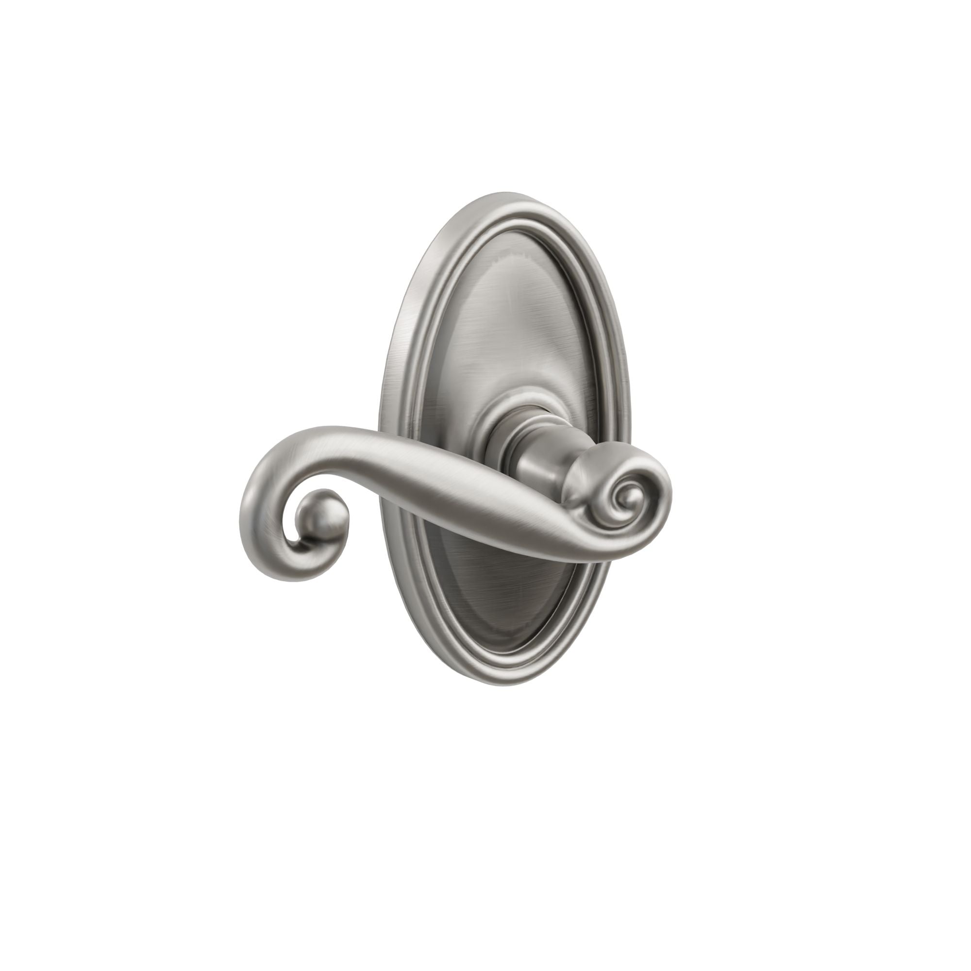 Emtek Rustic Lever Set with Oval Roestte