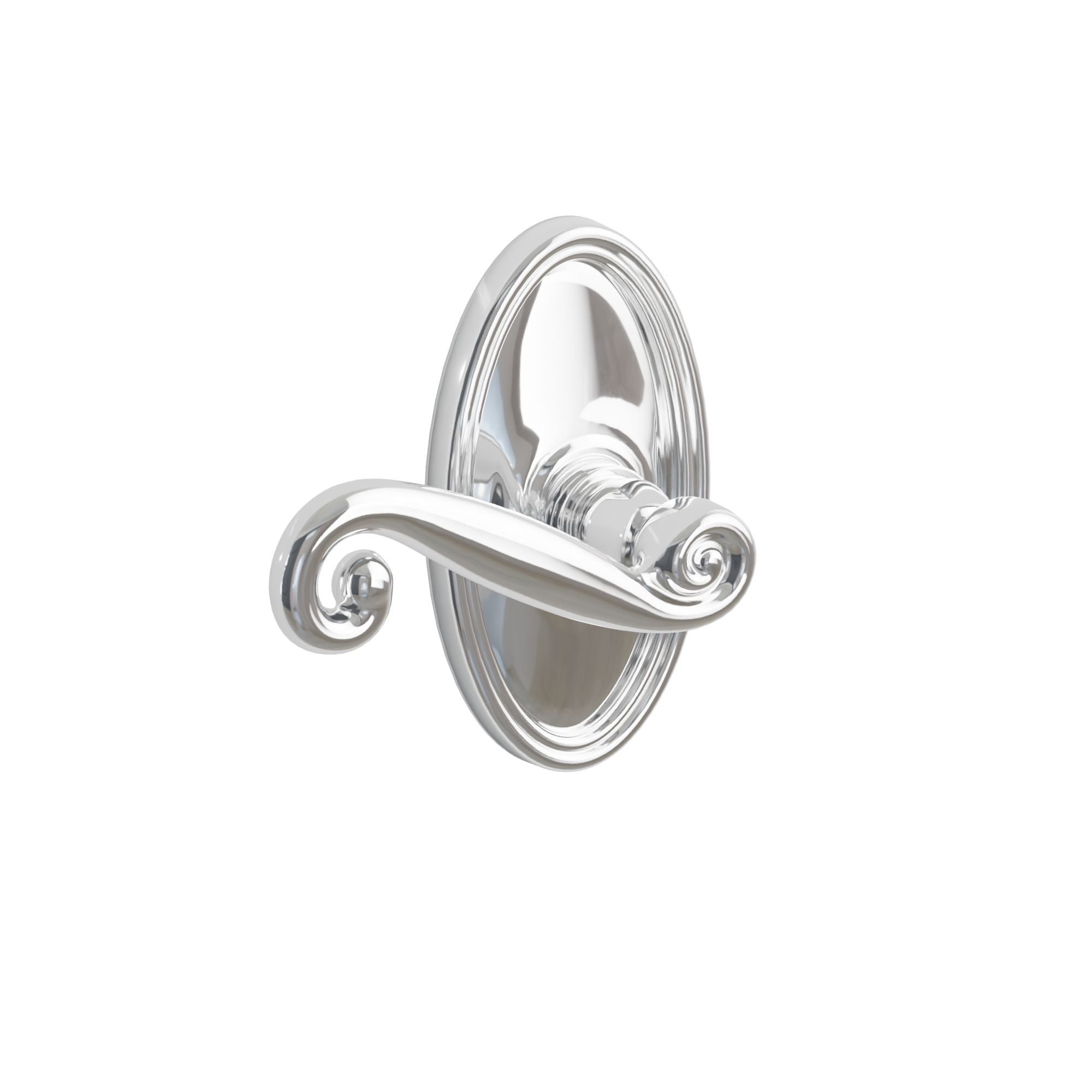 Emtek Rustic Lever Set with Oval Roestte