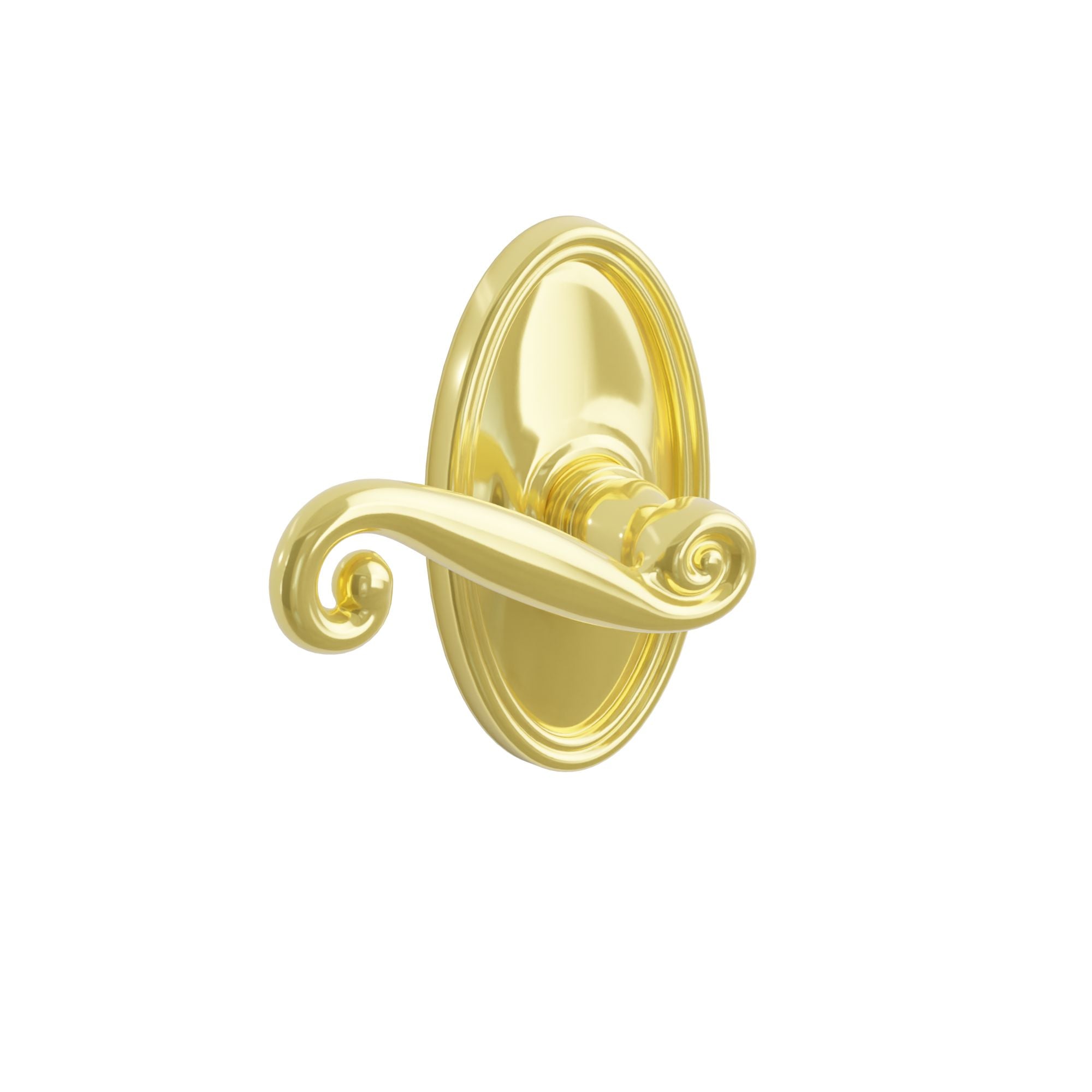 Emtek Concealed Fastener Rustic Lever Set With Oval Rosette