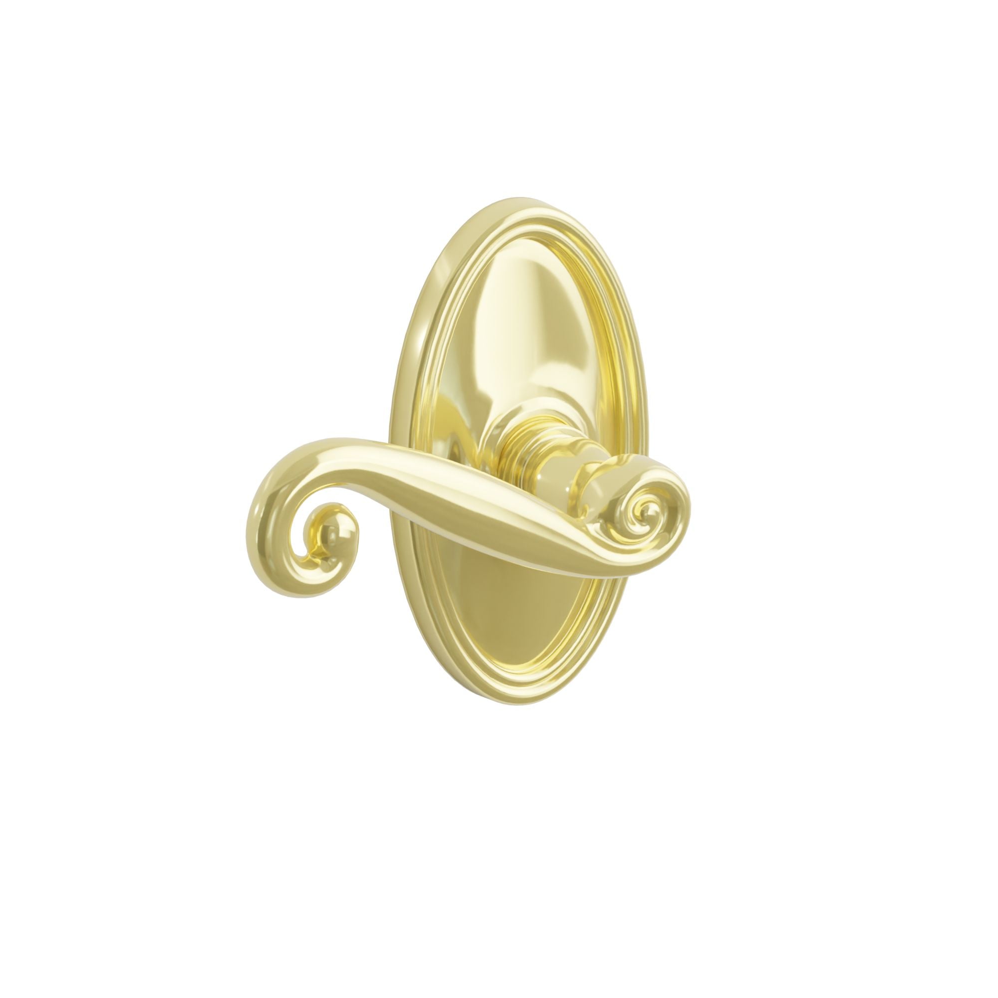 Emtek Concealed Fastener Rustic Lever Set With Oval Rosette