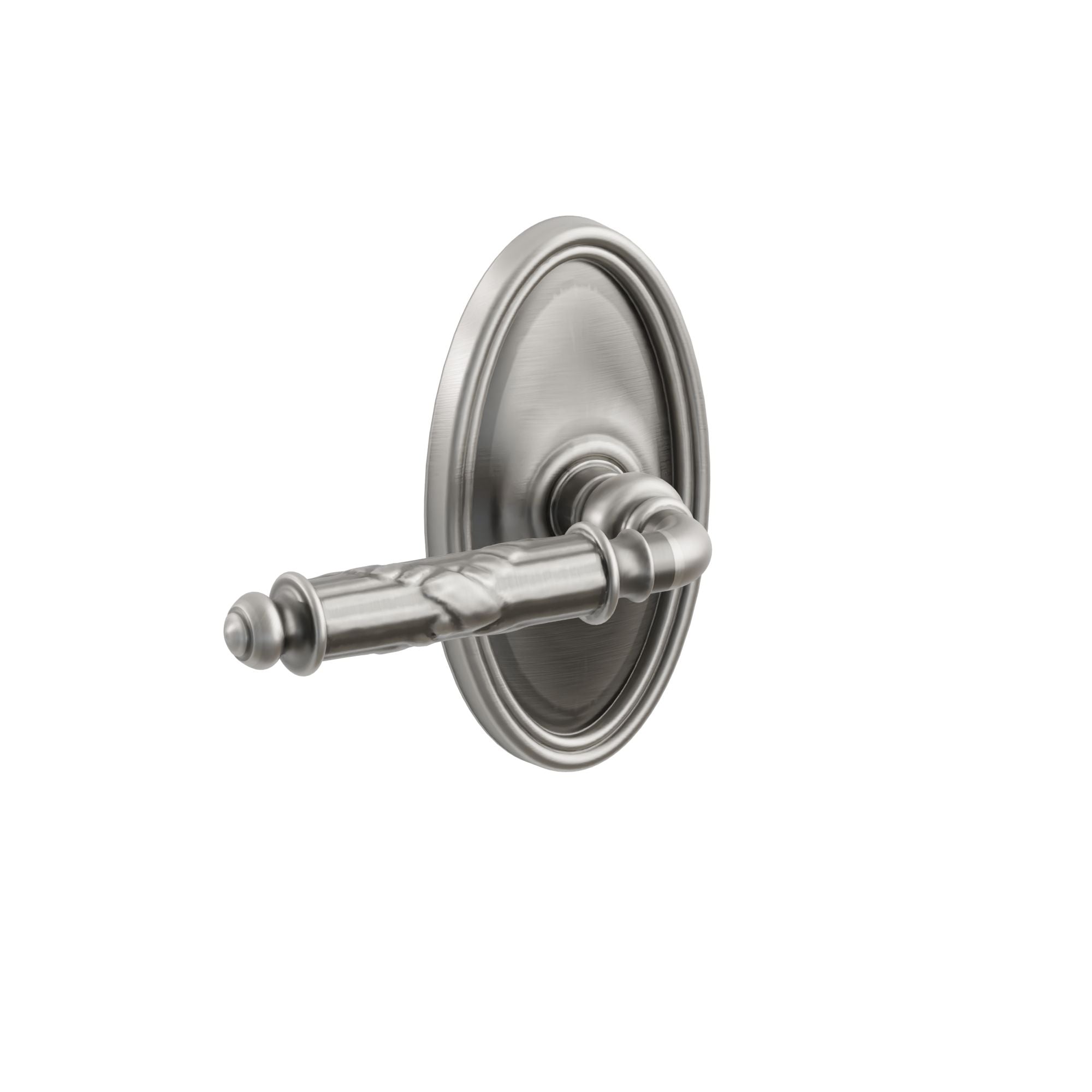 Emtek Concealed Fastener Ribbon & Reed Lever Set With Oval Rosette