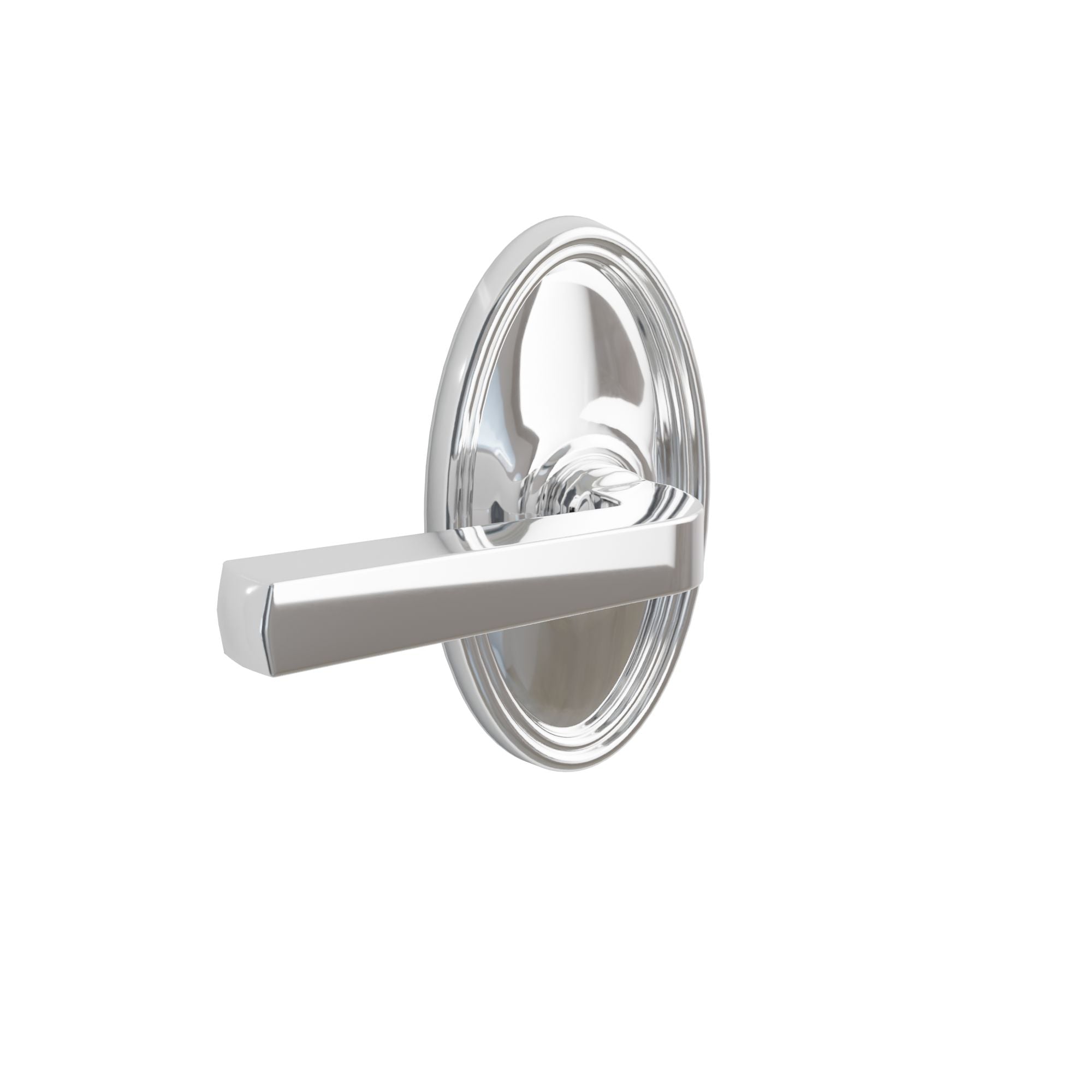 Emtek Concealed Fastener Sion Lever Set With Oval Rosette