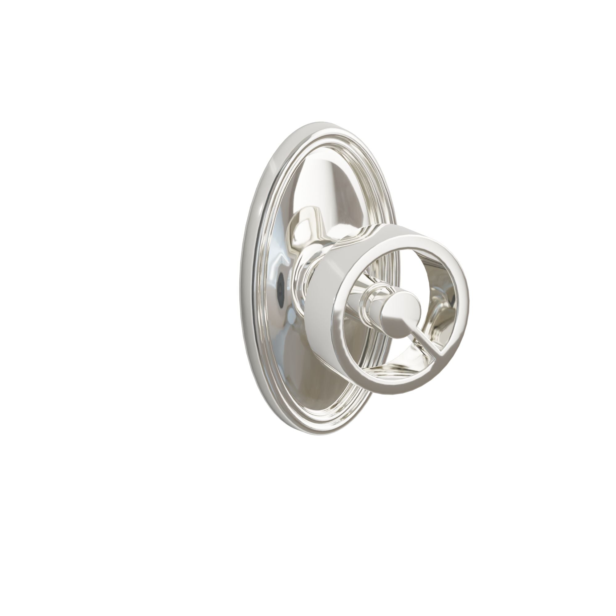 Emtek Concealed Fastener Spoke Knob Set With Oval Rosette