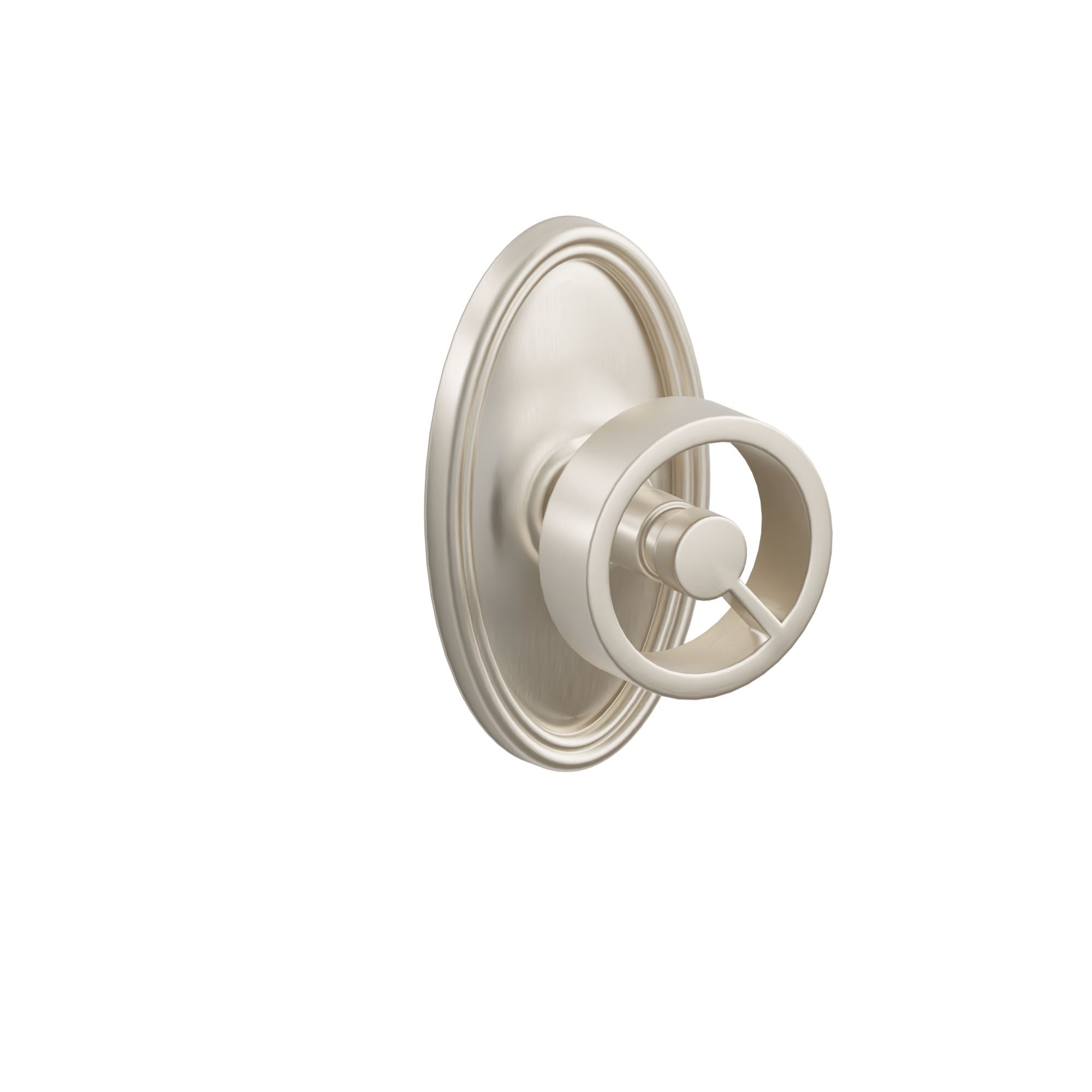 Emtek Concealed Fastener Spoke Knob Set With Oval Rosette