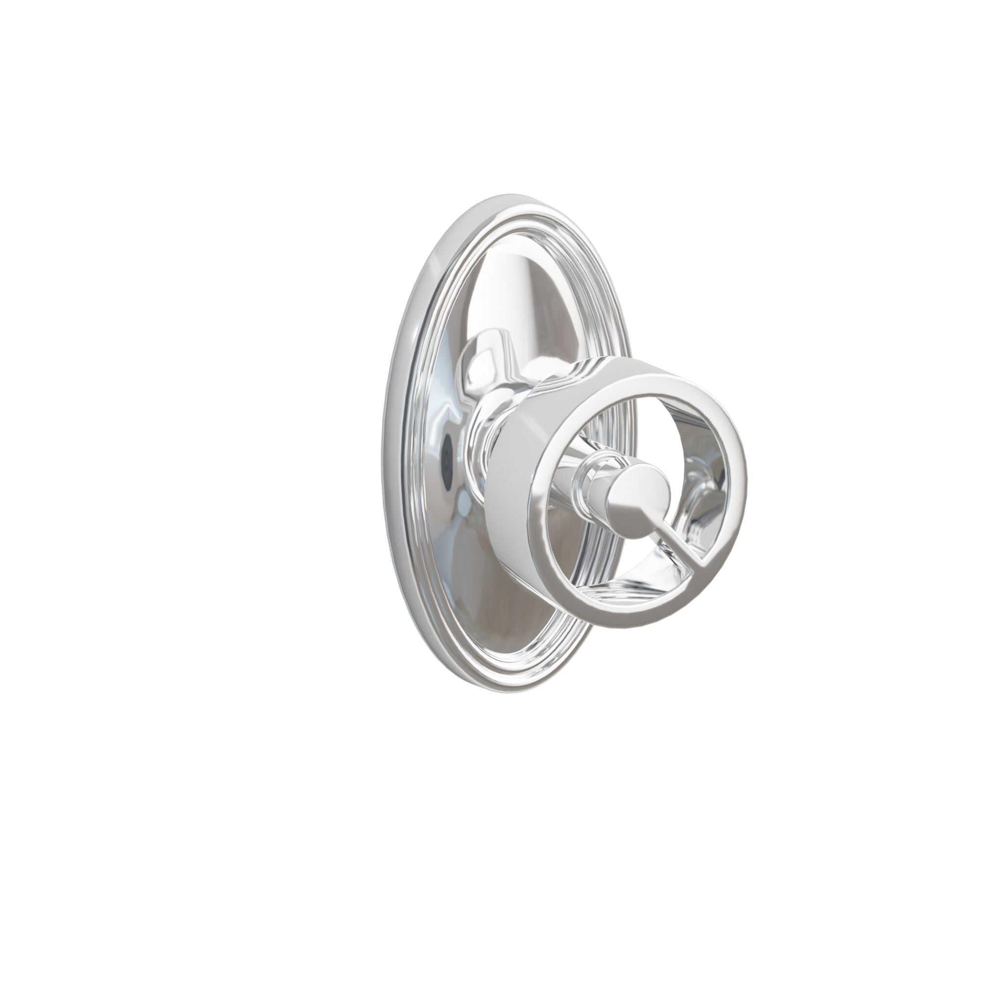 Emtek Spoke Knob Set with Oval Rosette