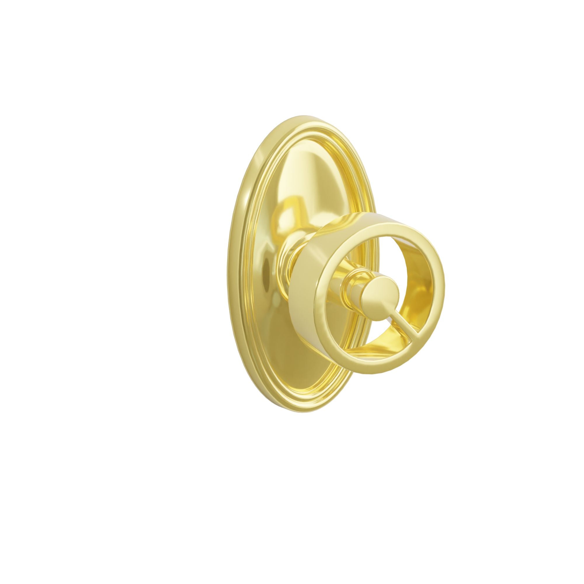 Emtek Spoke Knob Set with Oval Rosette